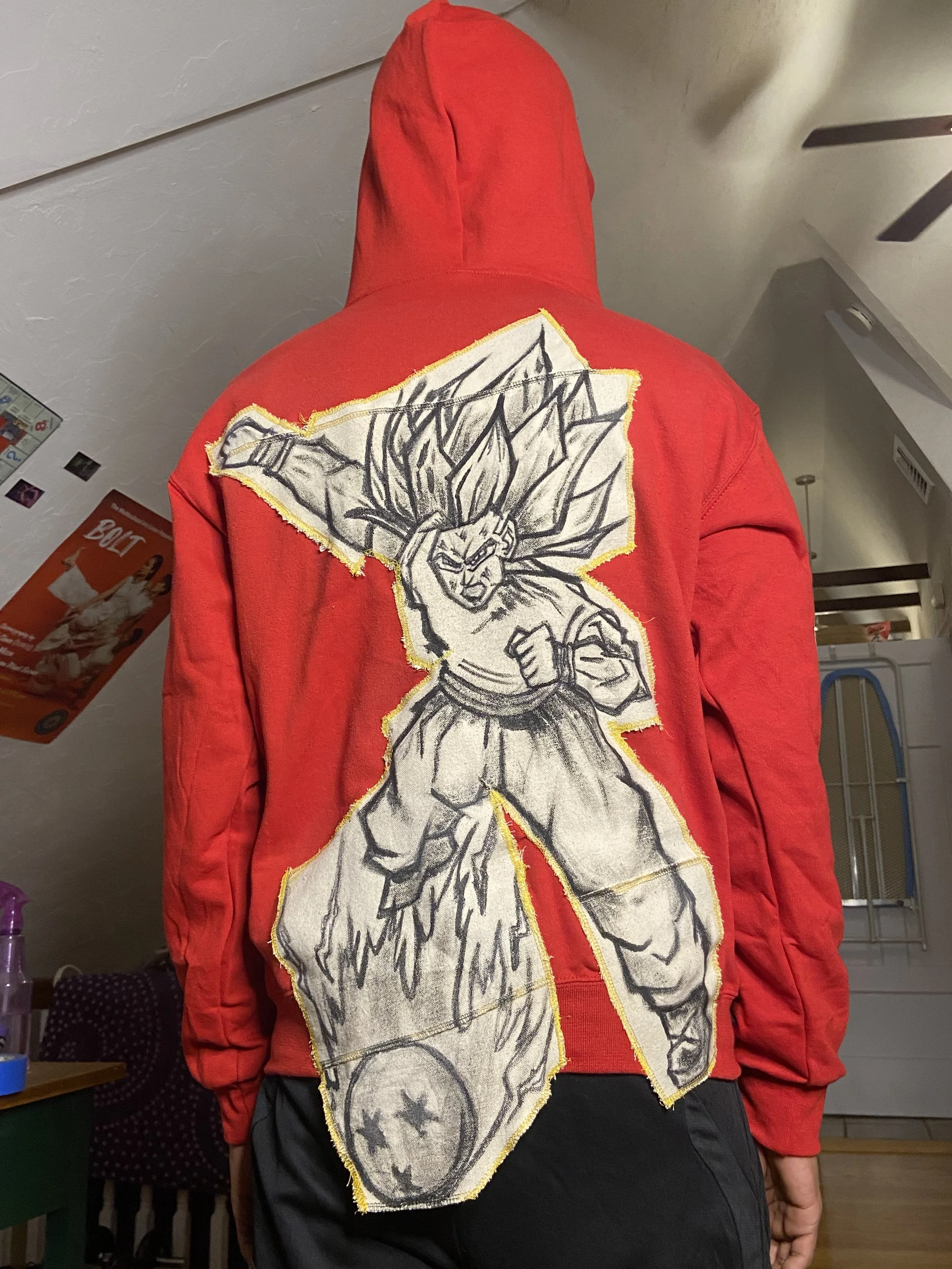 Custom Canvas Dragon Ball Z hoodie