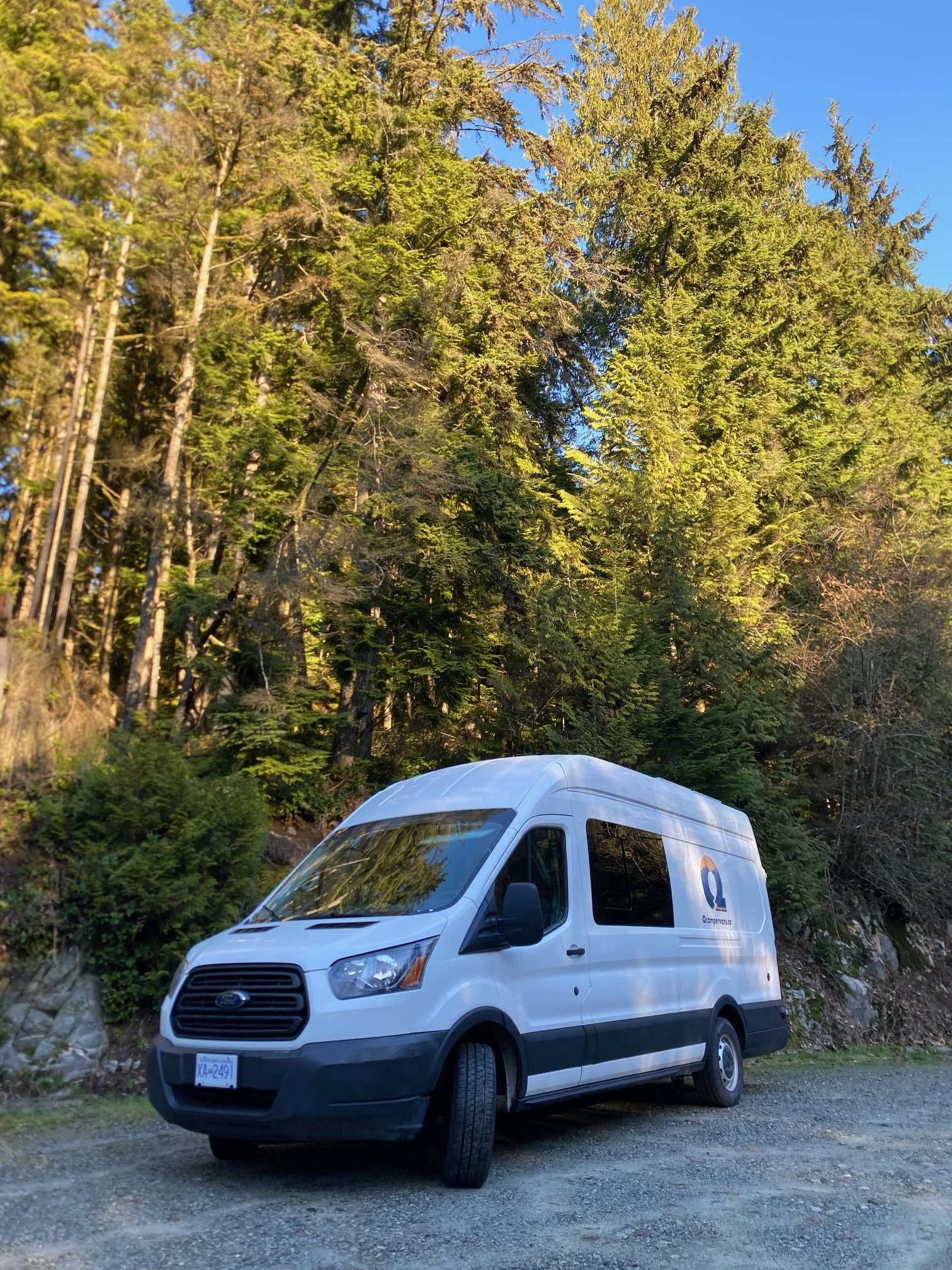 Ford transit high-roof extended campervan