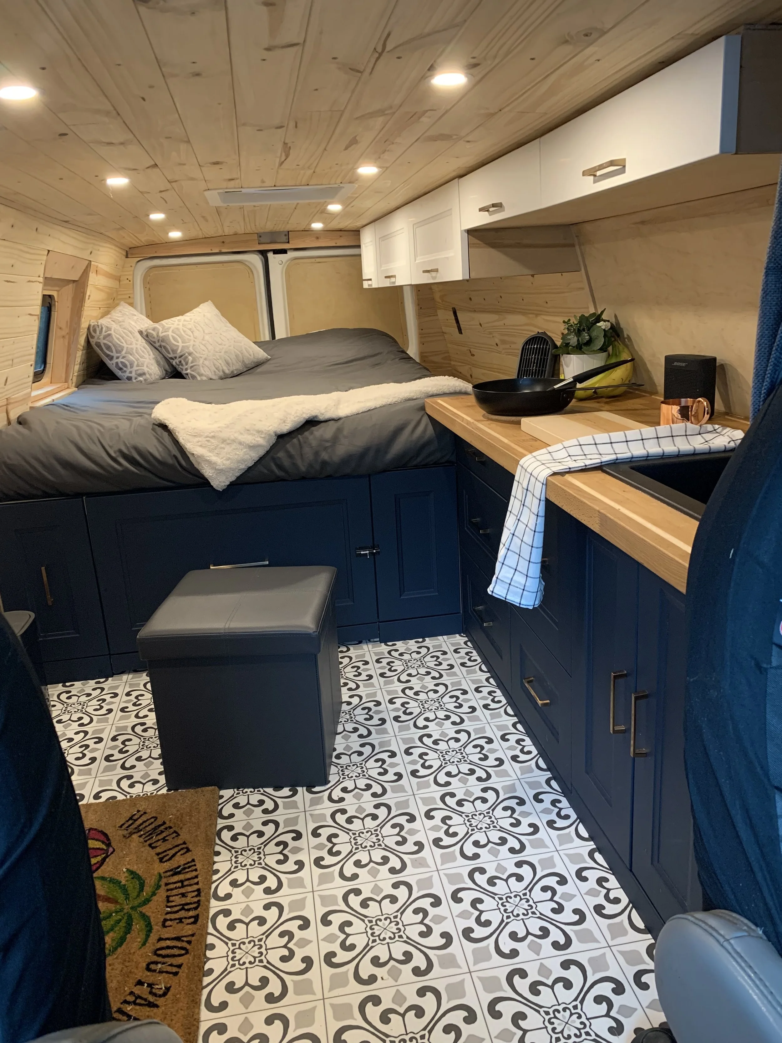 The first Q Campervan build, Henry. Experience Van-life in style!