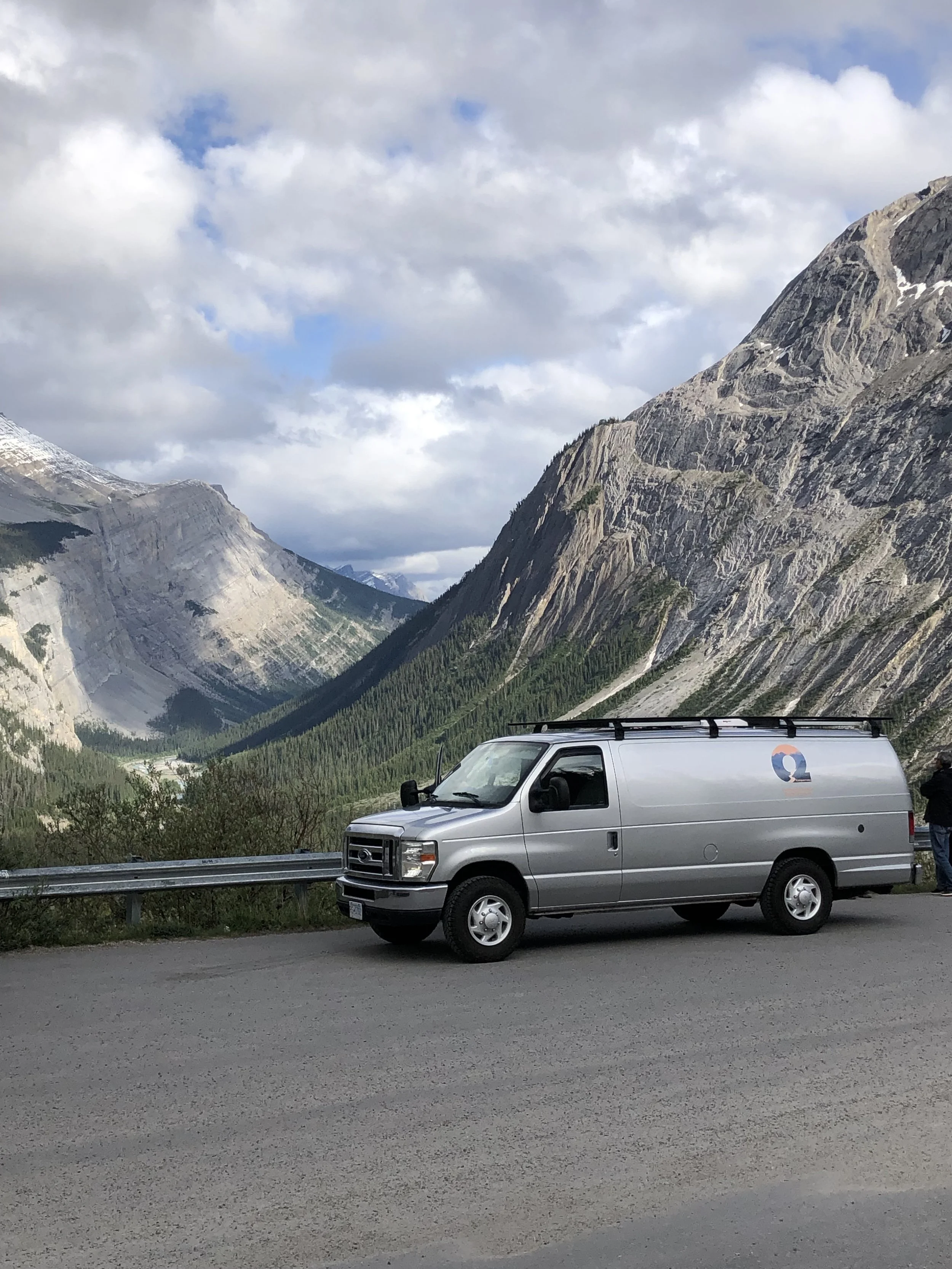 Q Campervan "Fred" in the Canadian Rockies!