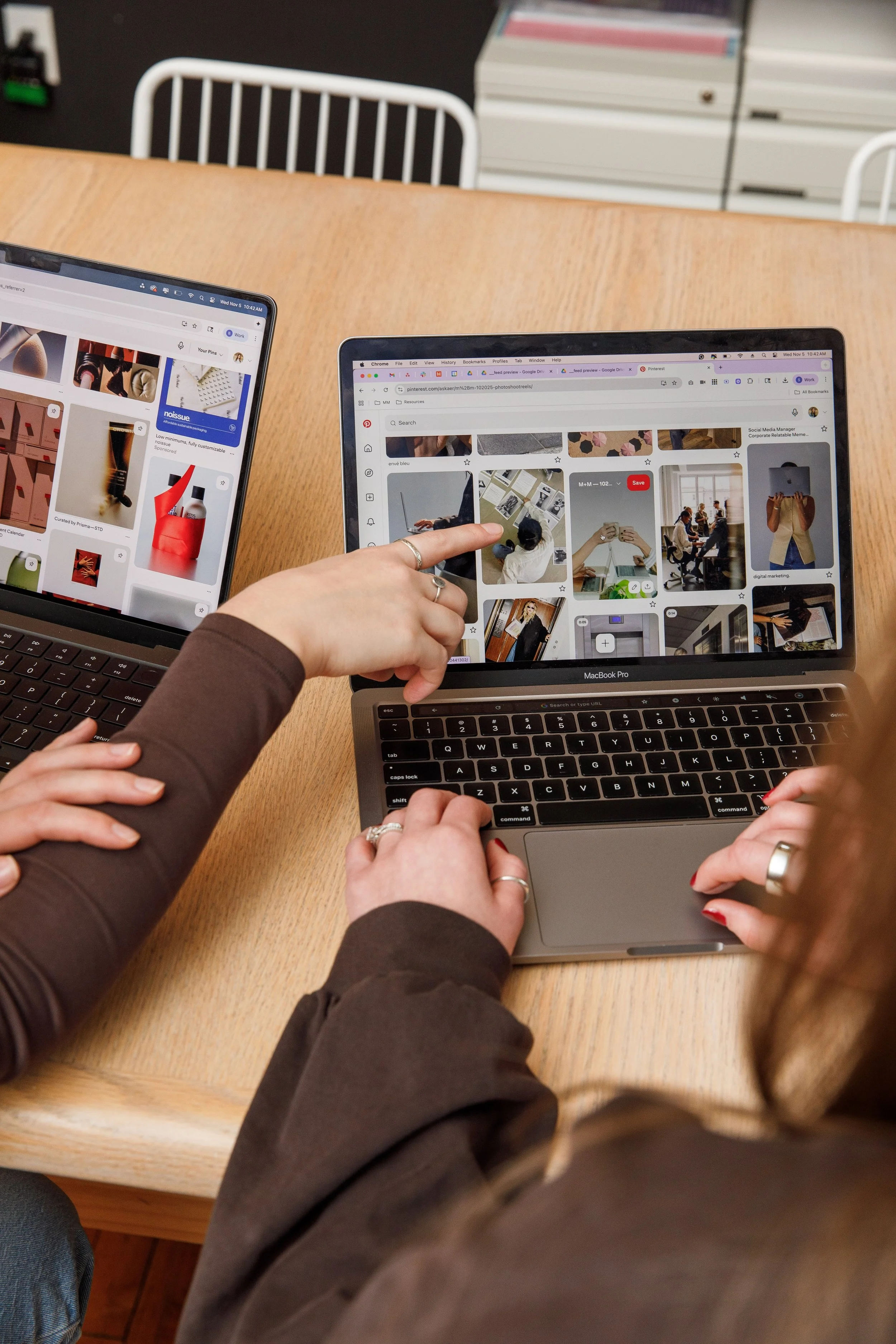 Side by side computer sharing