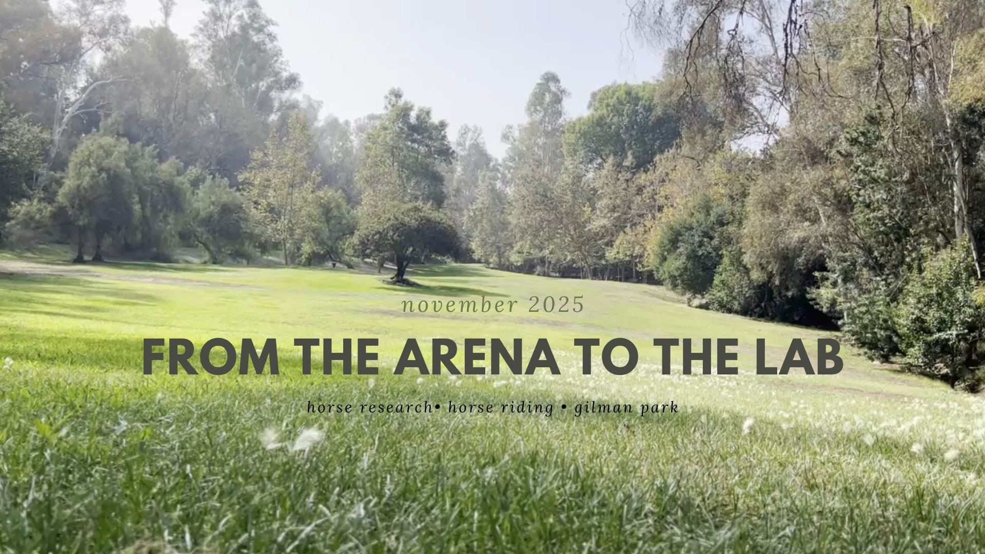 From the Arena to the Lab