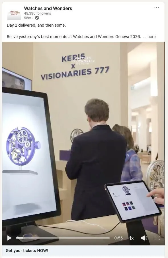 Image of watch and wonder Keris watch project