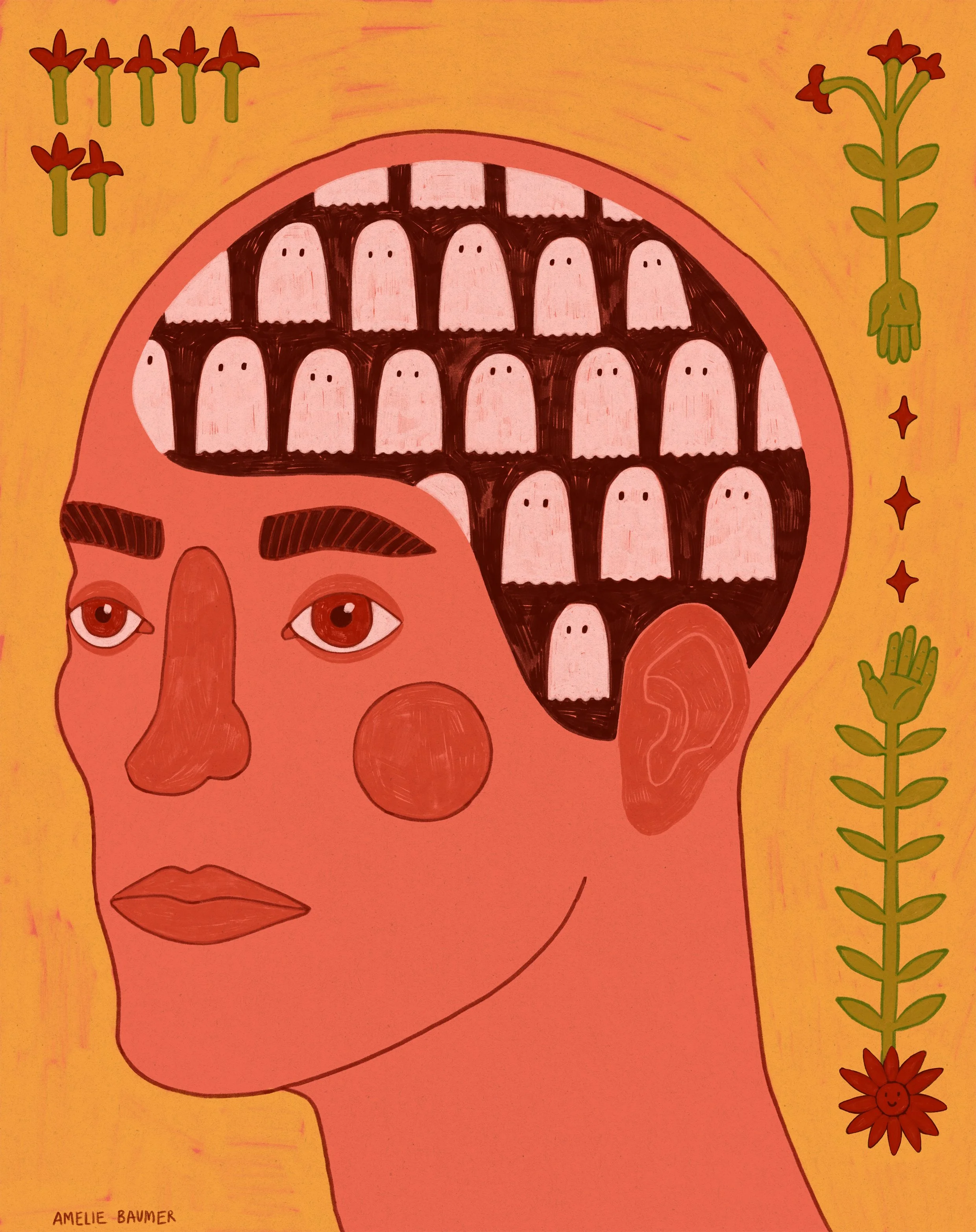 Illustration von Amelie Baumer, Illustrator Illustratorin aus Nürnberg. Freiberuflicher Illustrator freiberufliche Illustratorin Bayern München Editorial Illustration Deutschland.
