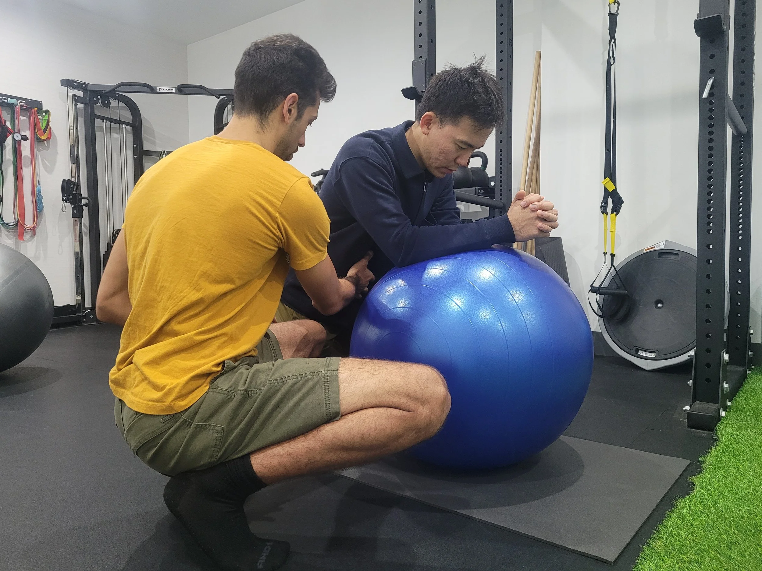 Coaching of Holistic Corrective exercise using a Swiss ball