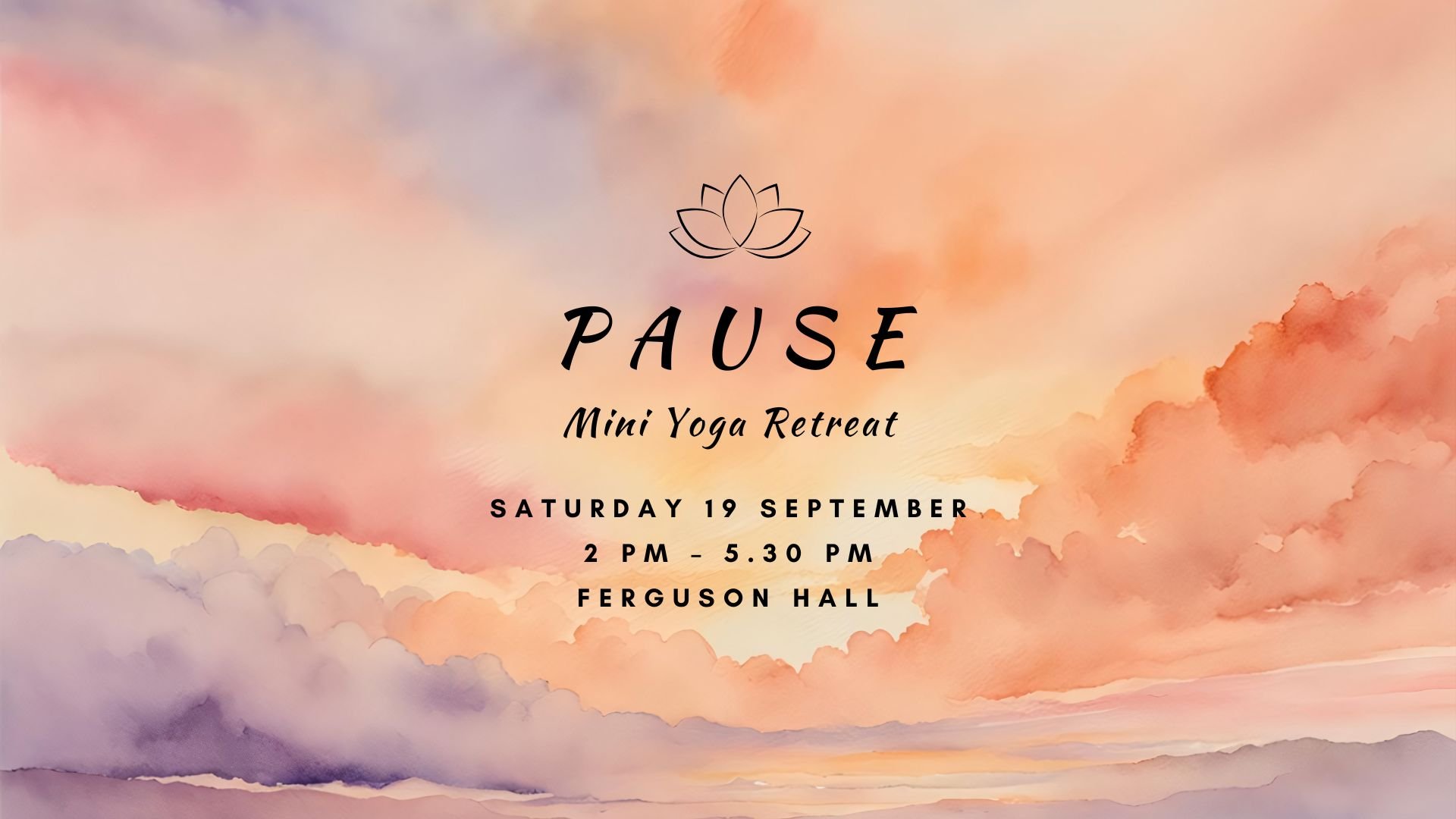P A U S E ~ Mini Yoga Retreat