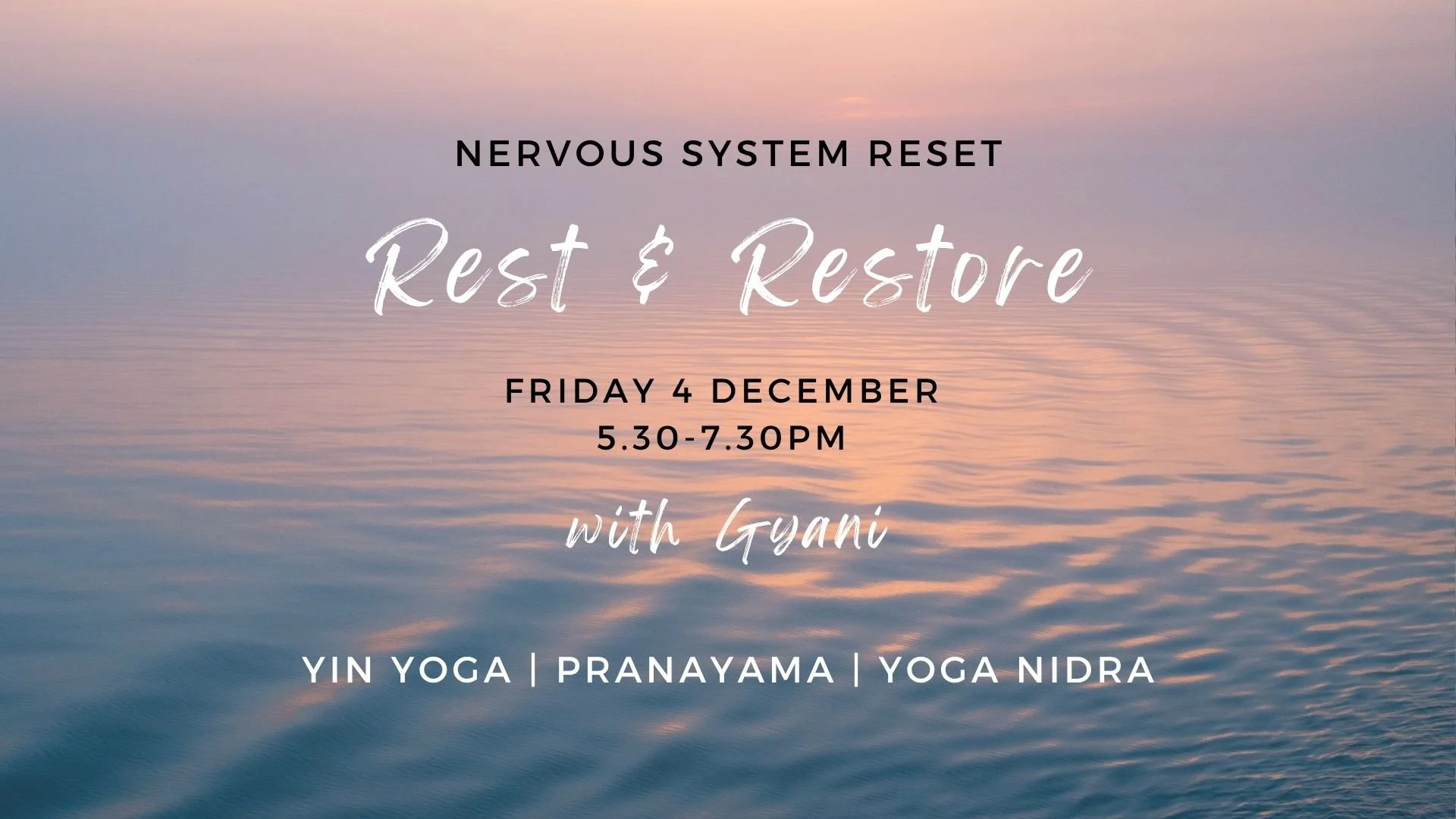 Rest &amp; Restore