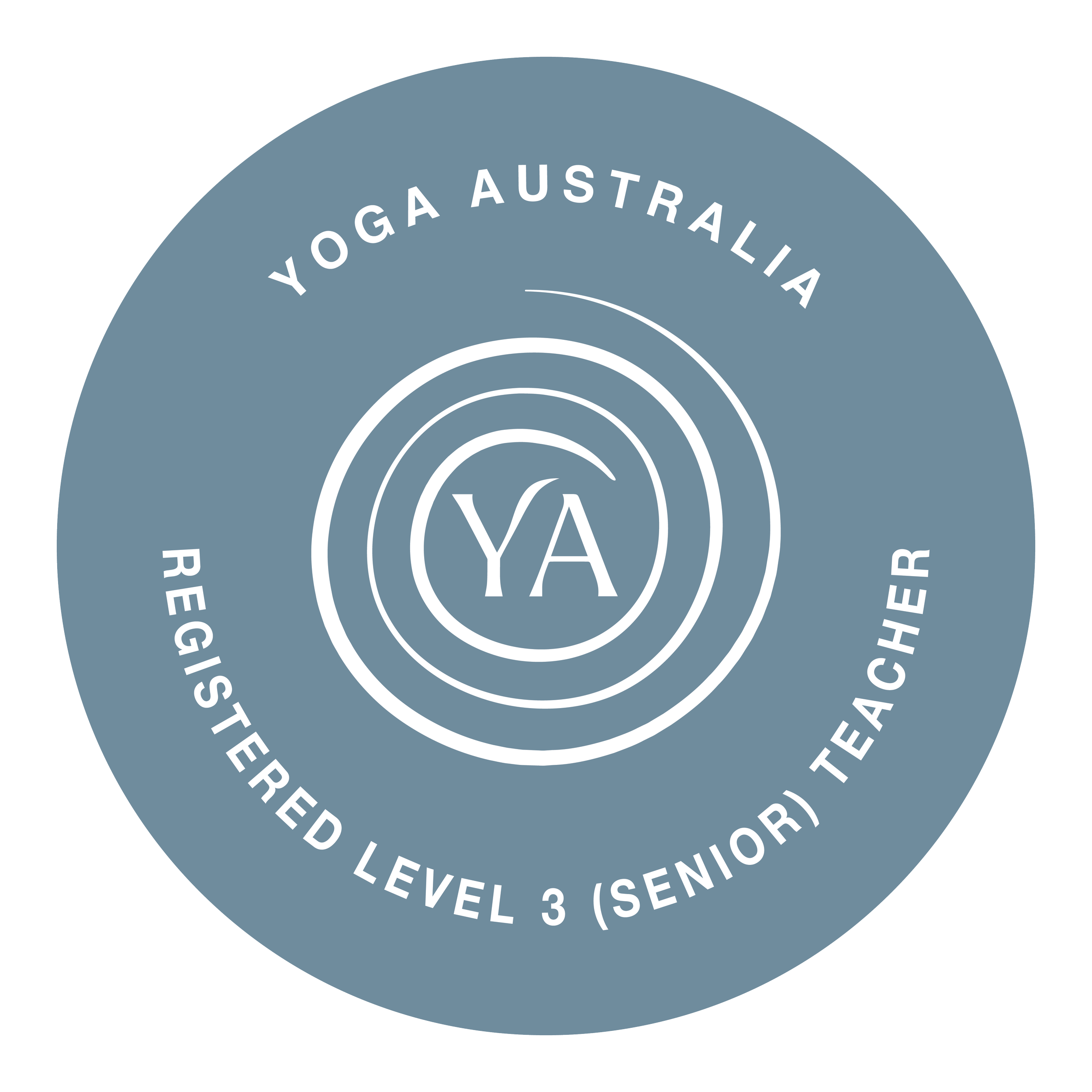 Yoga Australia registered level 3 teacher
