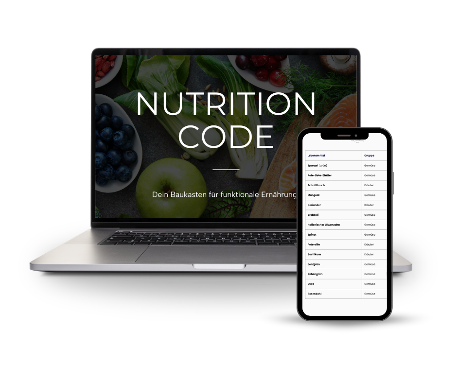 Nutrition Code, Baukastensystem für funktionale Ernährung zur praktischen Umsetzung wissenschaftlicher Erkenntnisse.