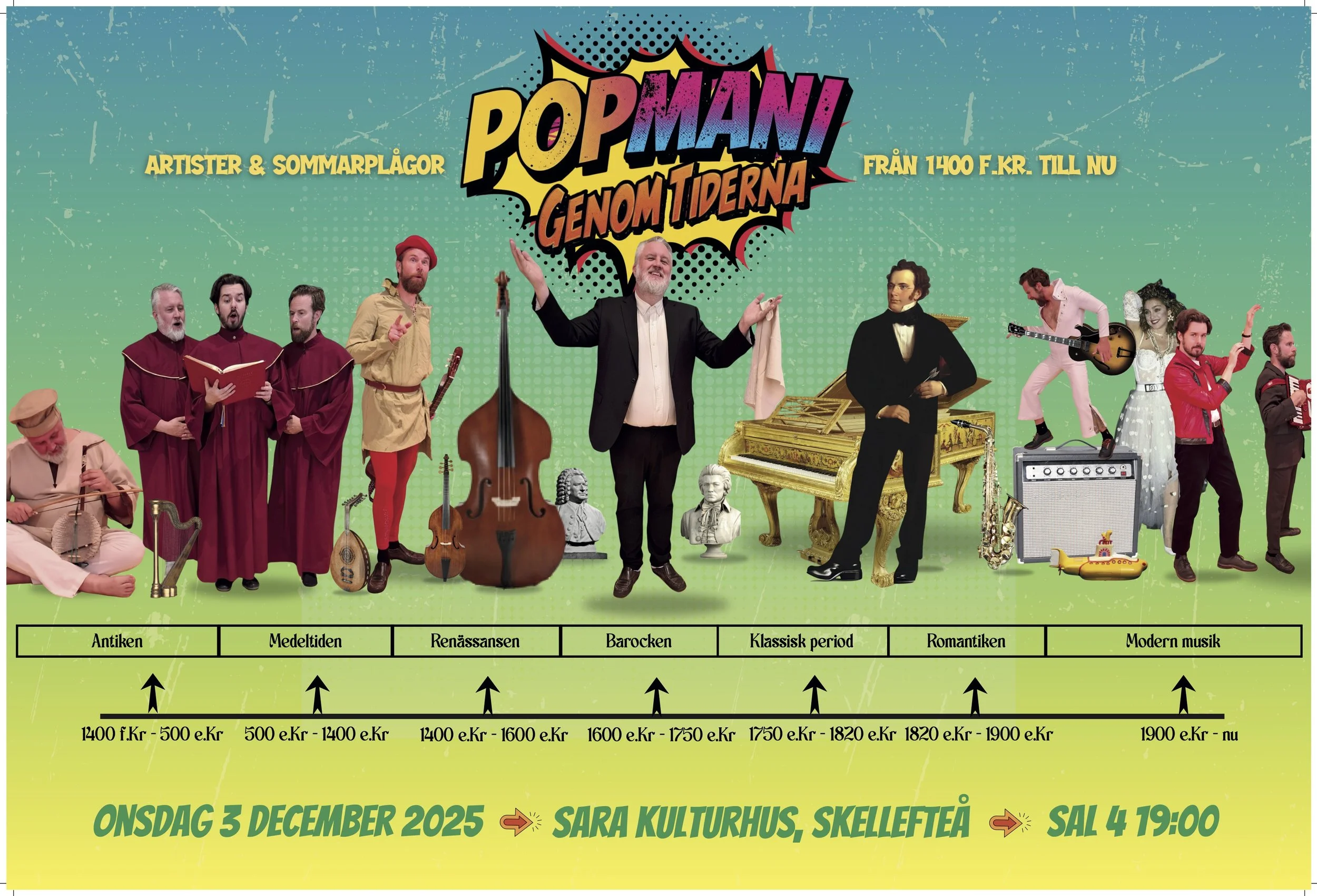 Popmani genom tiderna - Stora sommarplågor från 1400 f.Kr till nutid!
