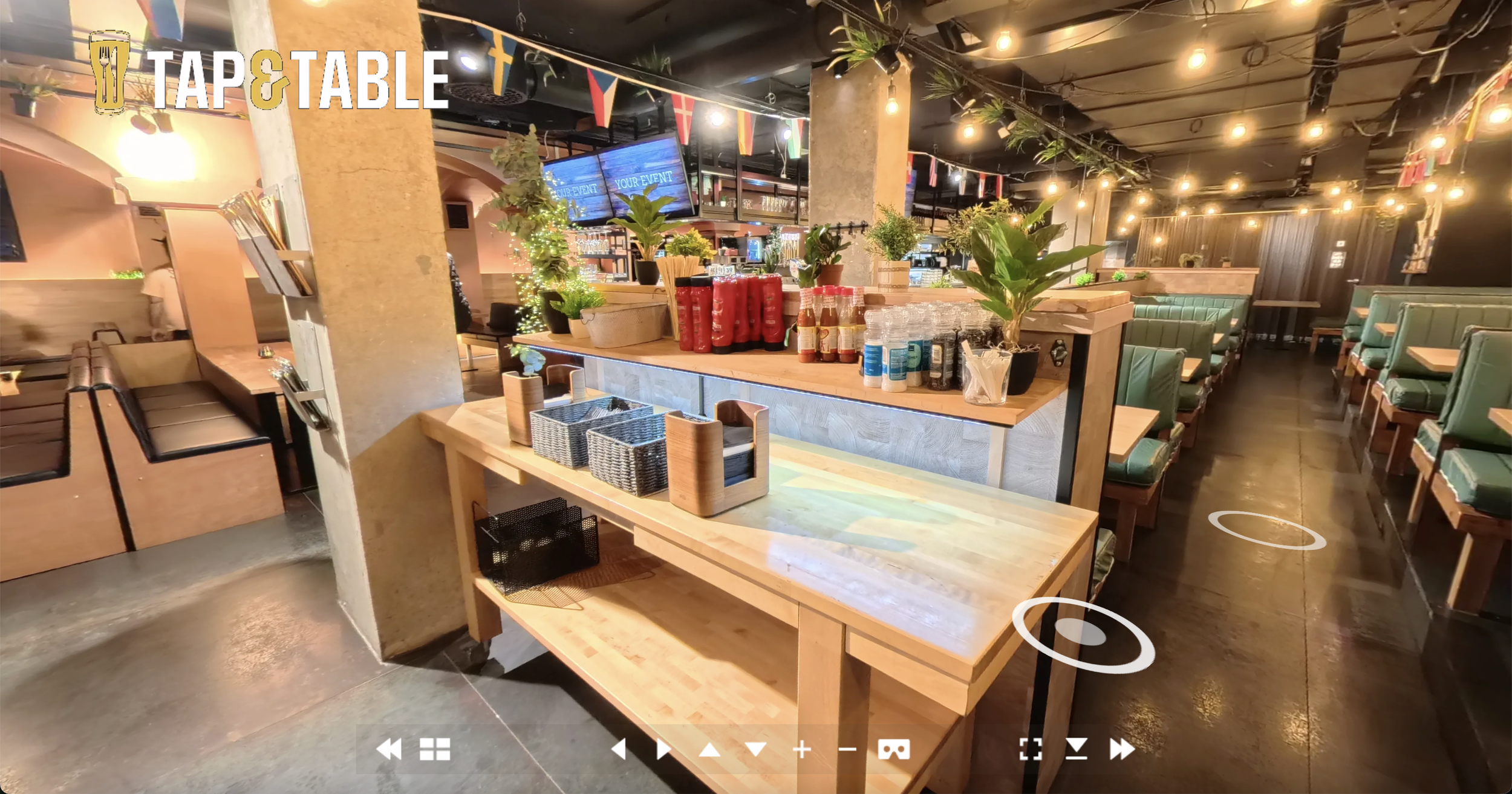 Tap&Table ravintolan virtuaalikierros