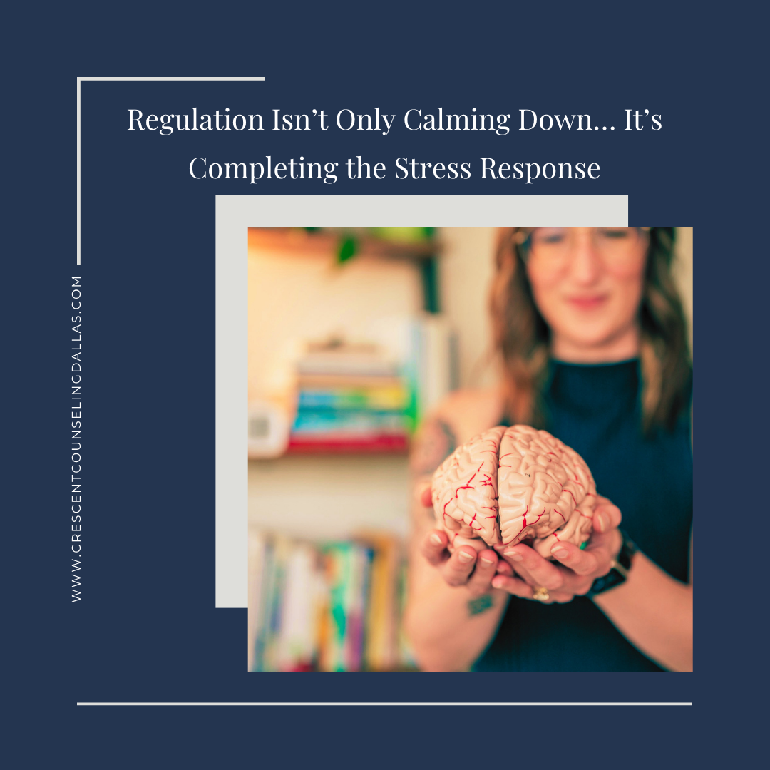 Regulation Isn’t Only Calming Down… It’s Completing the Stress Response