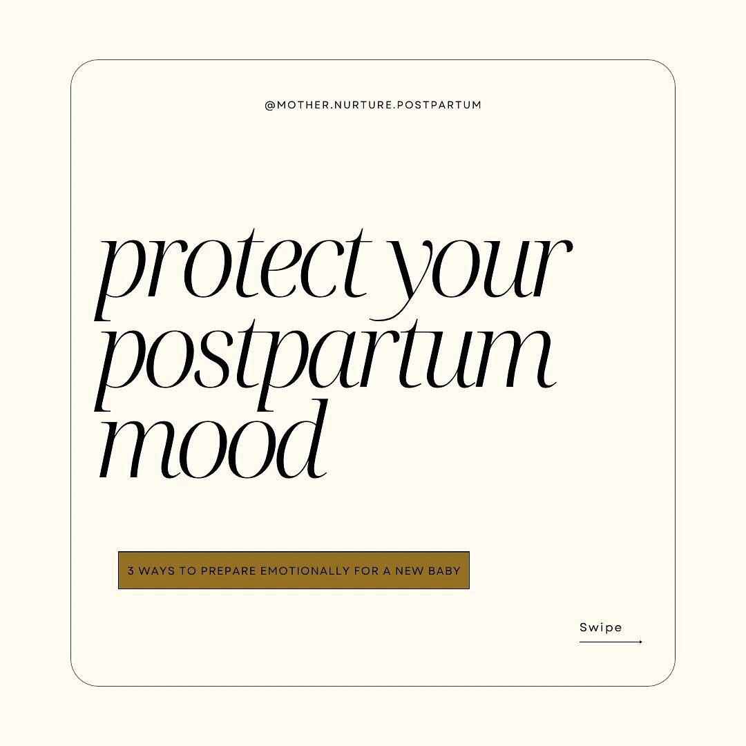 Your mood matters 🙌🏼

At the forefront of postpartum care is the mental health of the mother. We must fight to protect the well being of mothers at all cost, and I love to initiate that by preparing my clients (and you all) to protect your postpart