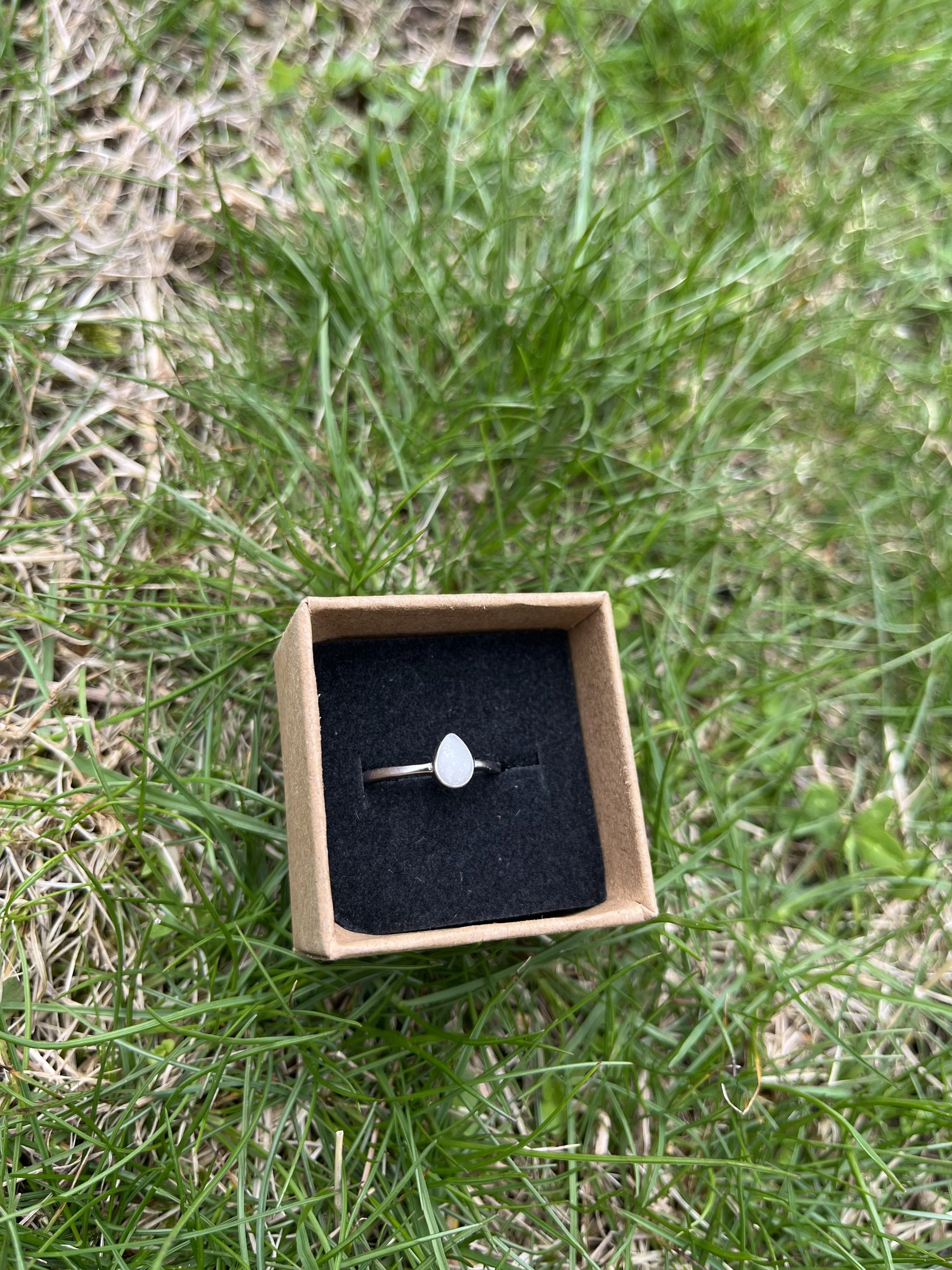 Mama's Milk Small Teardrop Ring