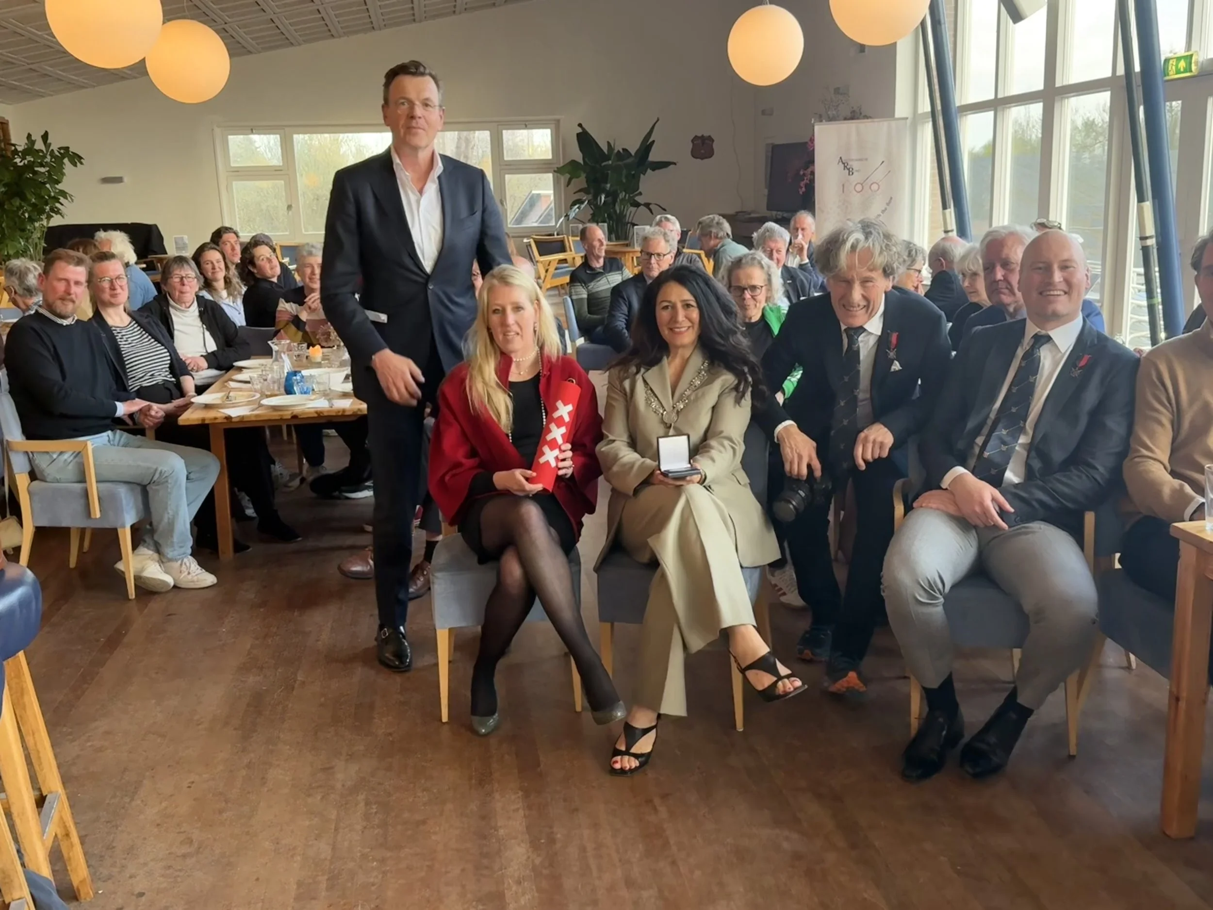 Jubileumpenning voor de Amsterdamsche Roeibond 100 jaar