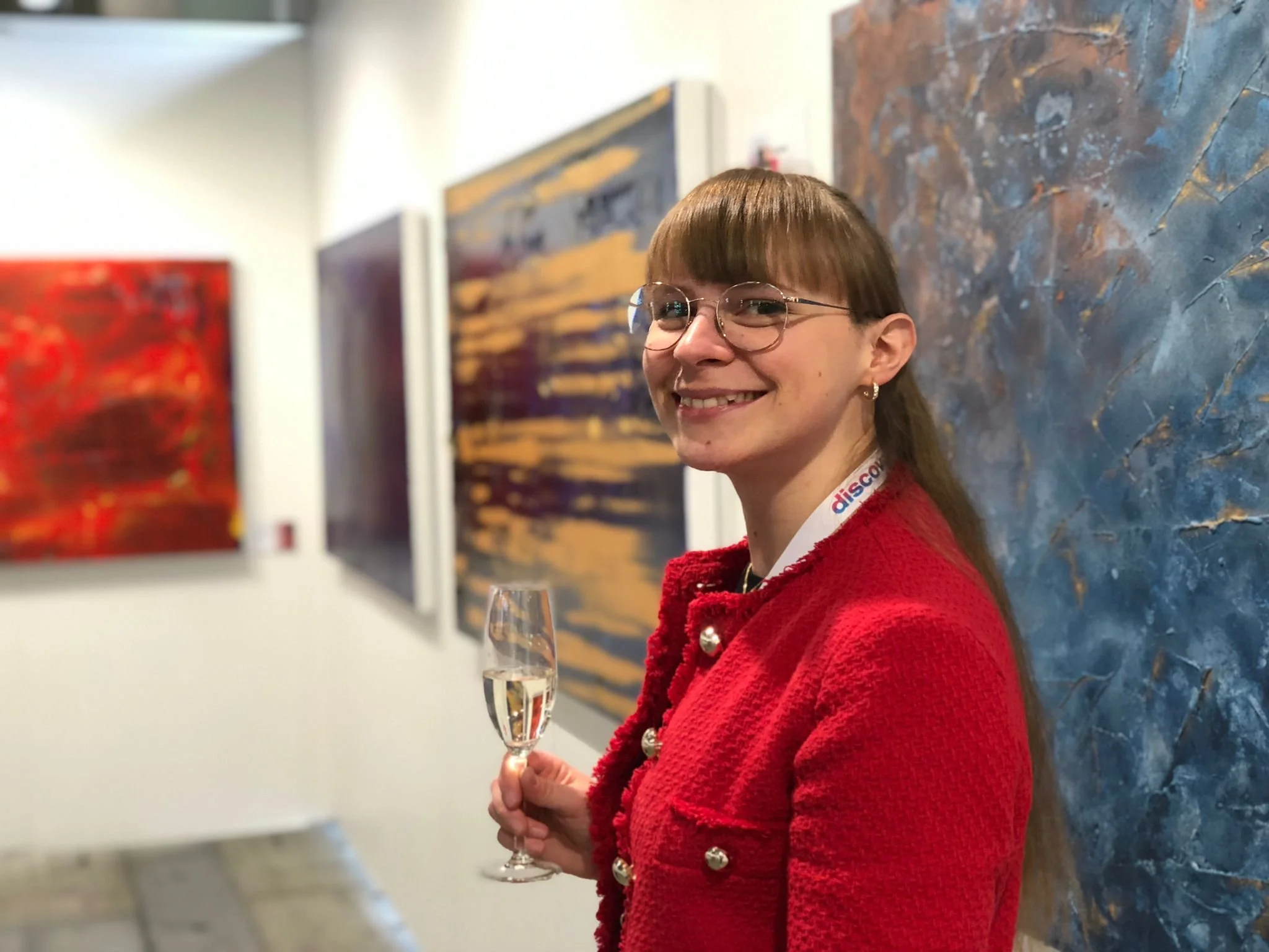 Happy artist