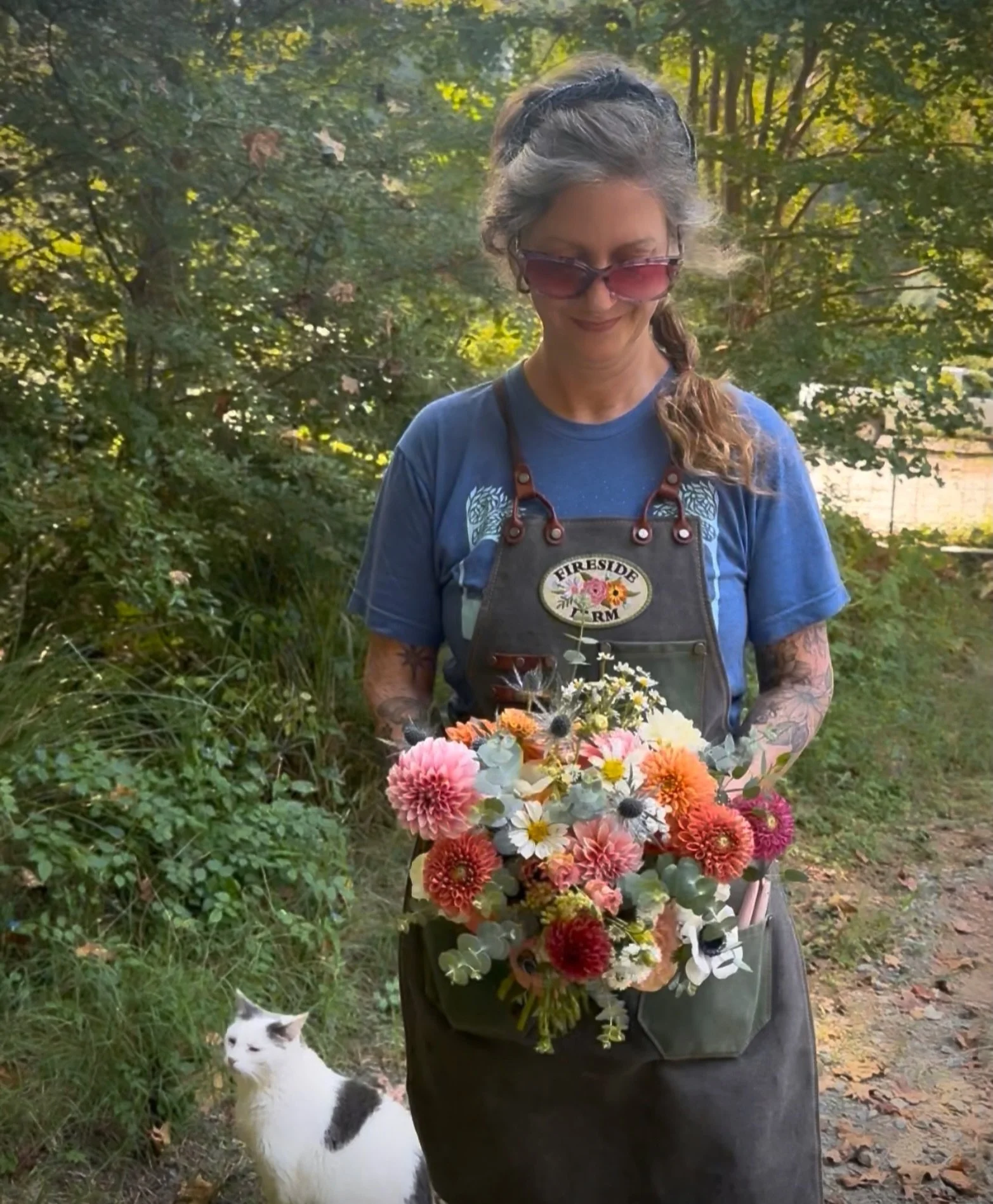 Back at it! Slinging flowers, herding cats. 🐈&zwj;⬛