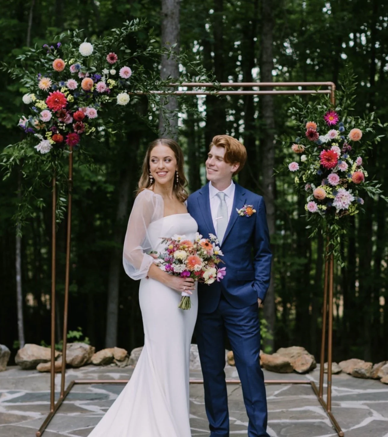 KylieTrevorBrett Seay Carolina Grove copper arbor.jpg
