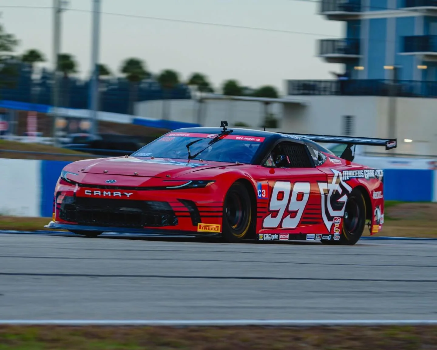 Qualifying was cancelled for heavy rain.  We will lineup based on practice times, so P4 in Pro/Am and 21st overall for tomorrow&rsquo;s race at 1:30pm.