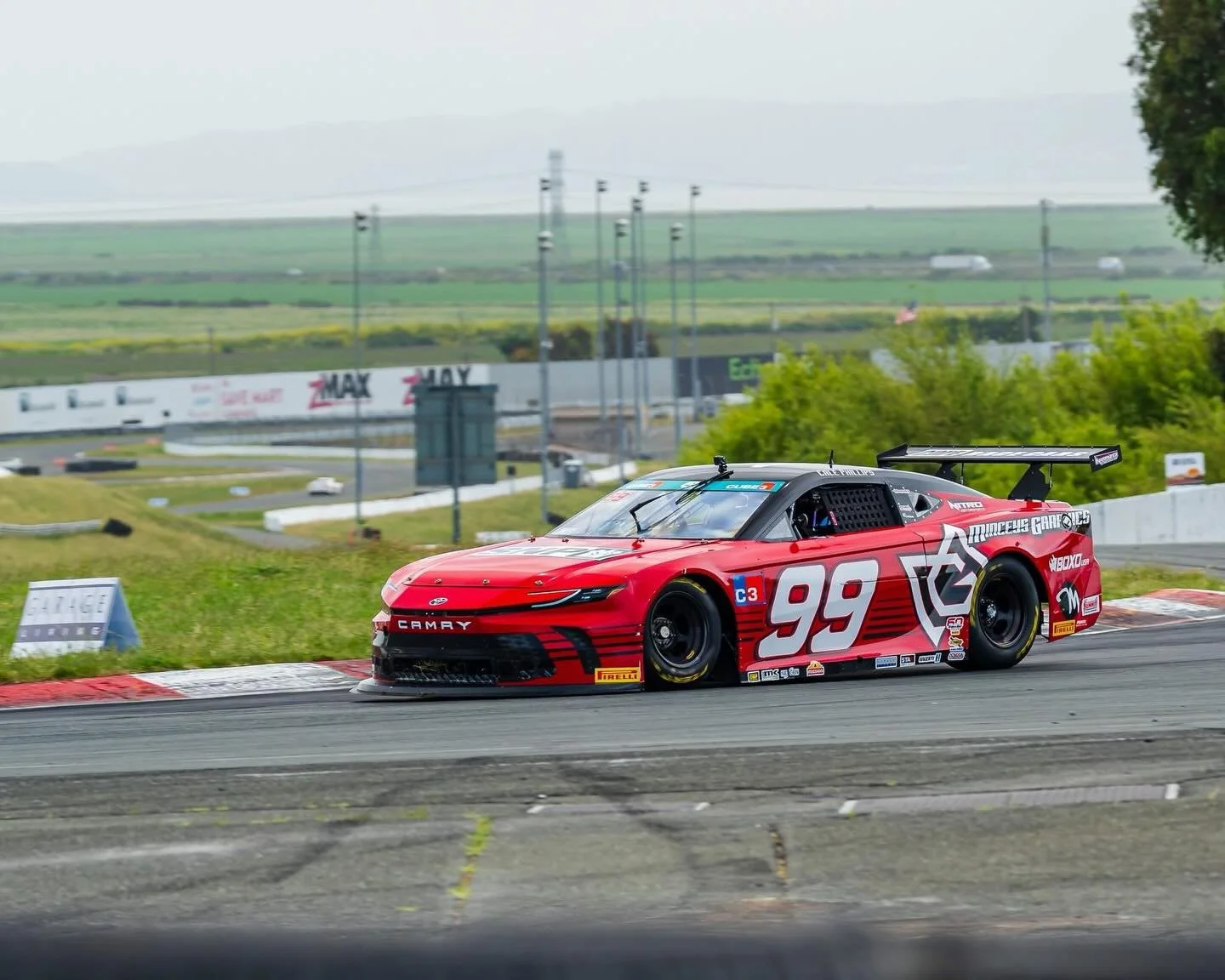 Not the way we wanted to kick off race one of the double header this weekend at Sonoma.  Unfortunately we lost the transmission with 15 laps to go after running P2 in Pro/Am all race.  The @racenitro guys will have it fixed up and ready to go for rac