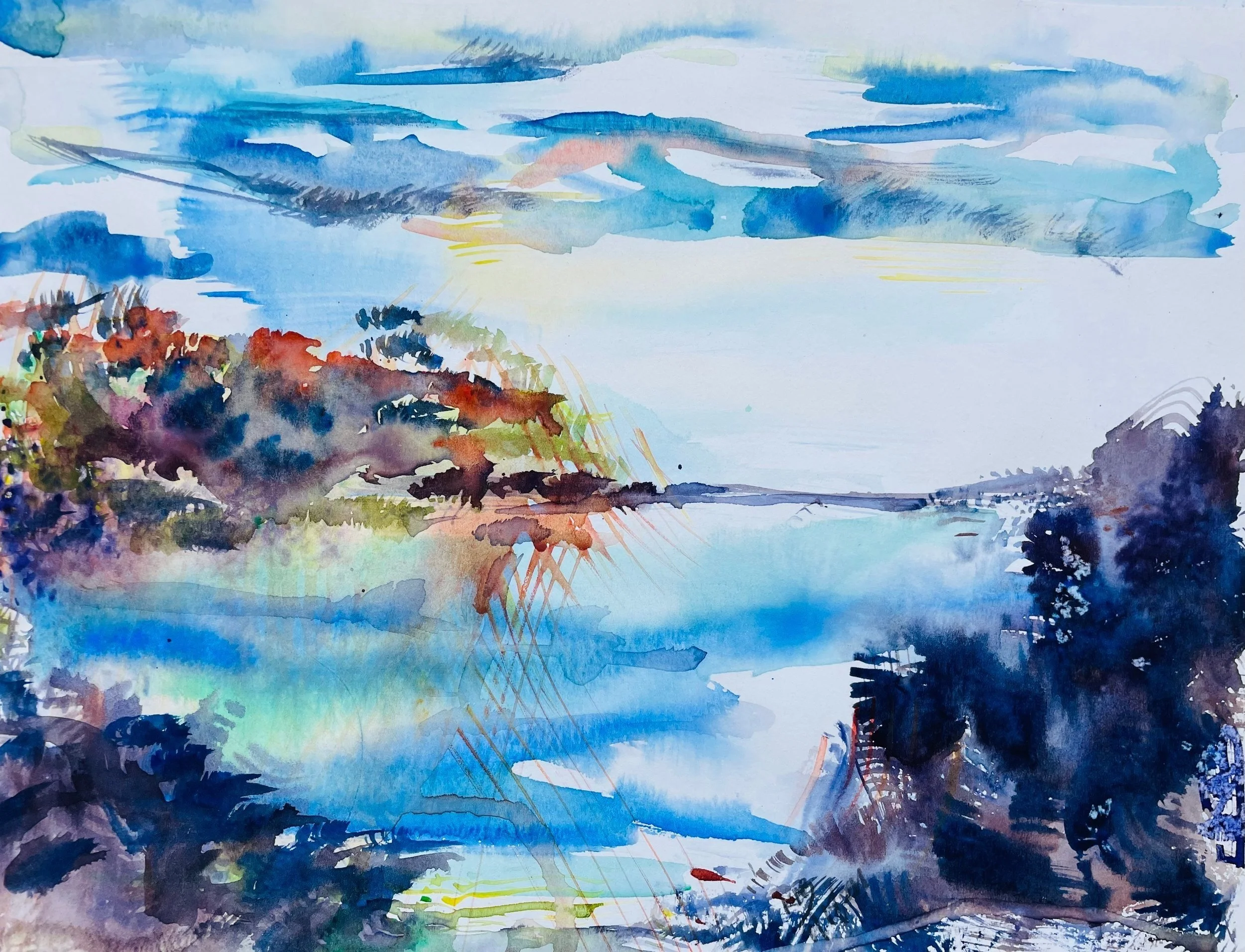 This is a watercolor painting.
9'X12''
Framed 250.00