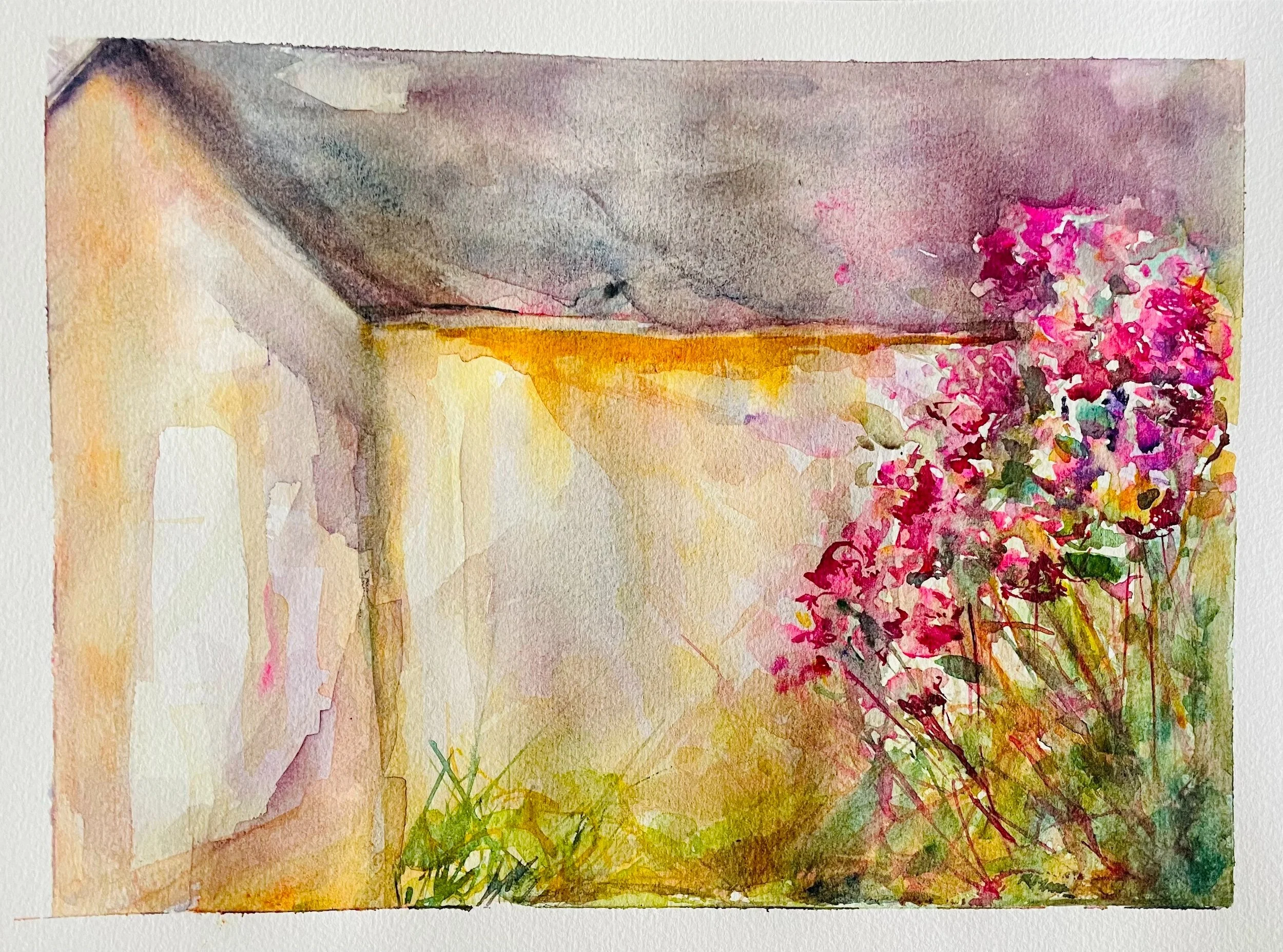 Watercolor Landscape 9"x12" 
Framed
Price:180.00