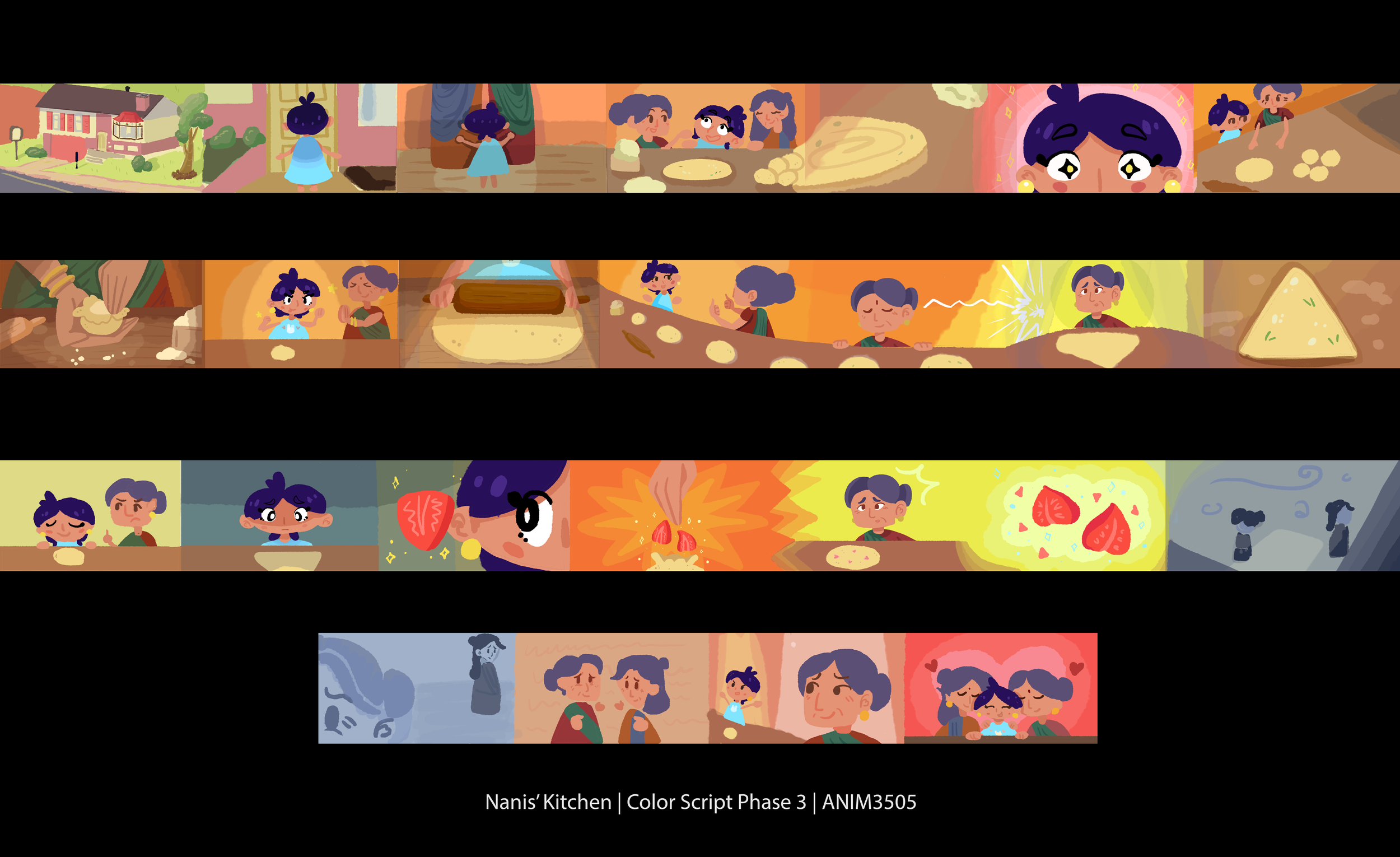 Nanis' Kitchen | Film Color Script