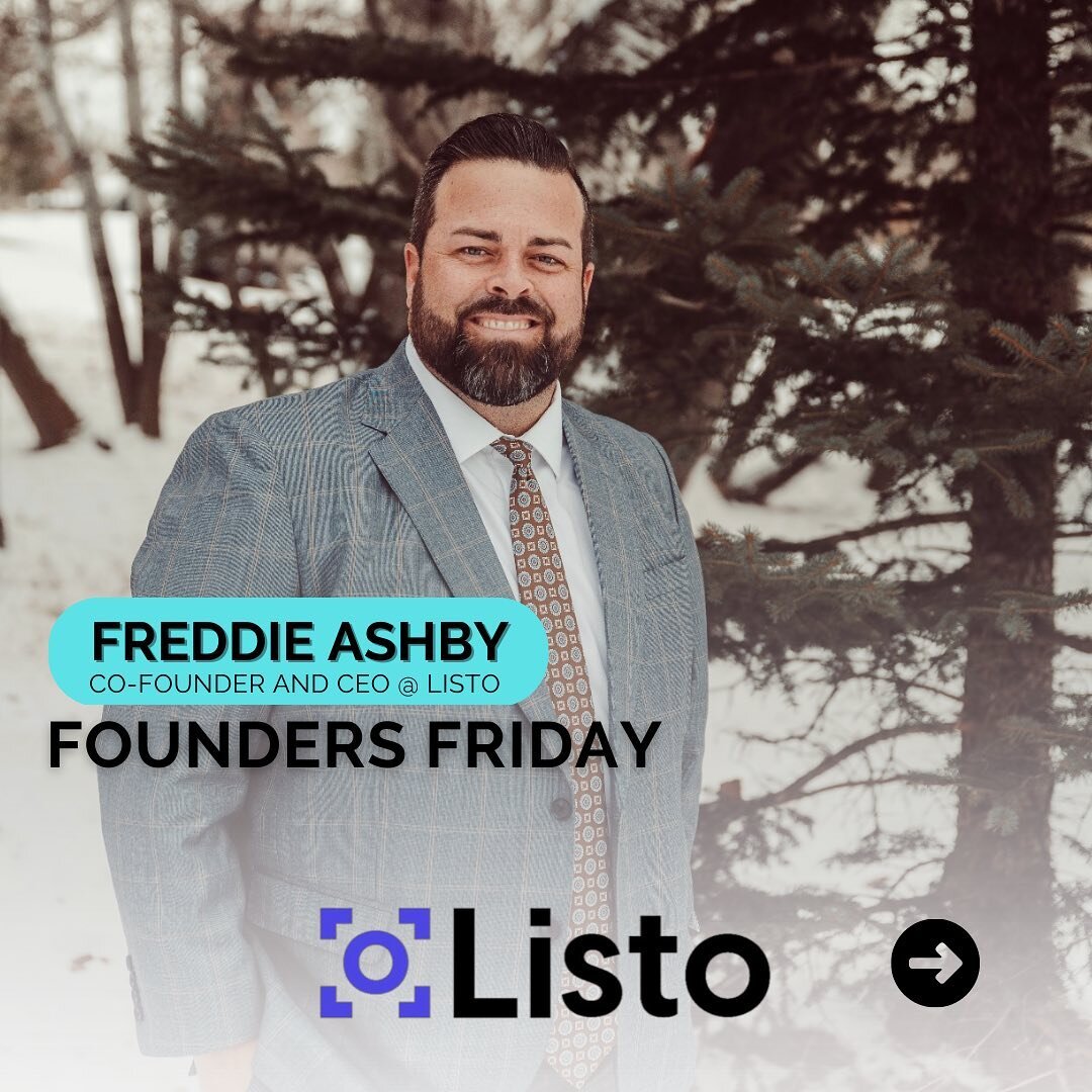 This #foundersfriday we are highlighting Freddie Ashby from @listoglobal ! We are so thankful for their partnership.  Their platform has been instrumental in the success of our company!