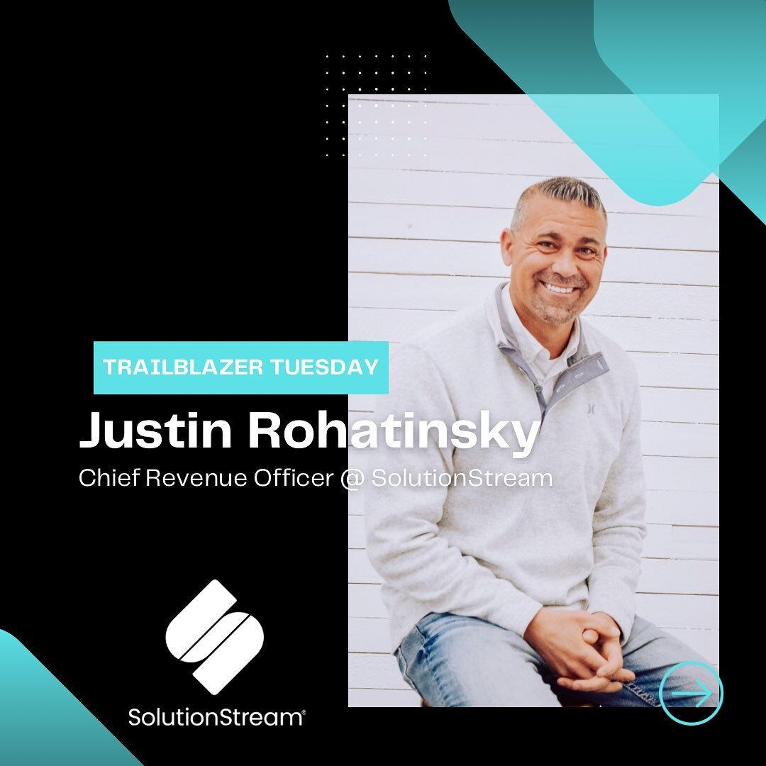 We are honored to highlight Justin Rohatinsky from @solutionstream for this weeks #trailblazertuesday!  He has established himself within the IT industry as a thought leader and reliable partner for business needing IT services.  His inspiring leader