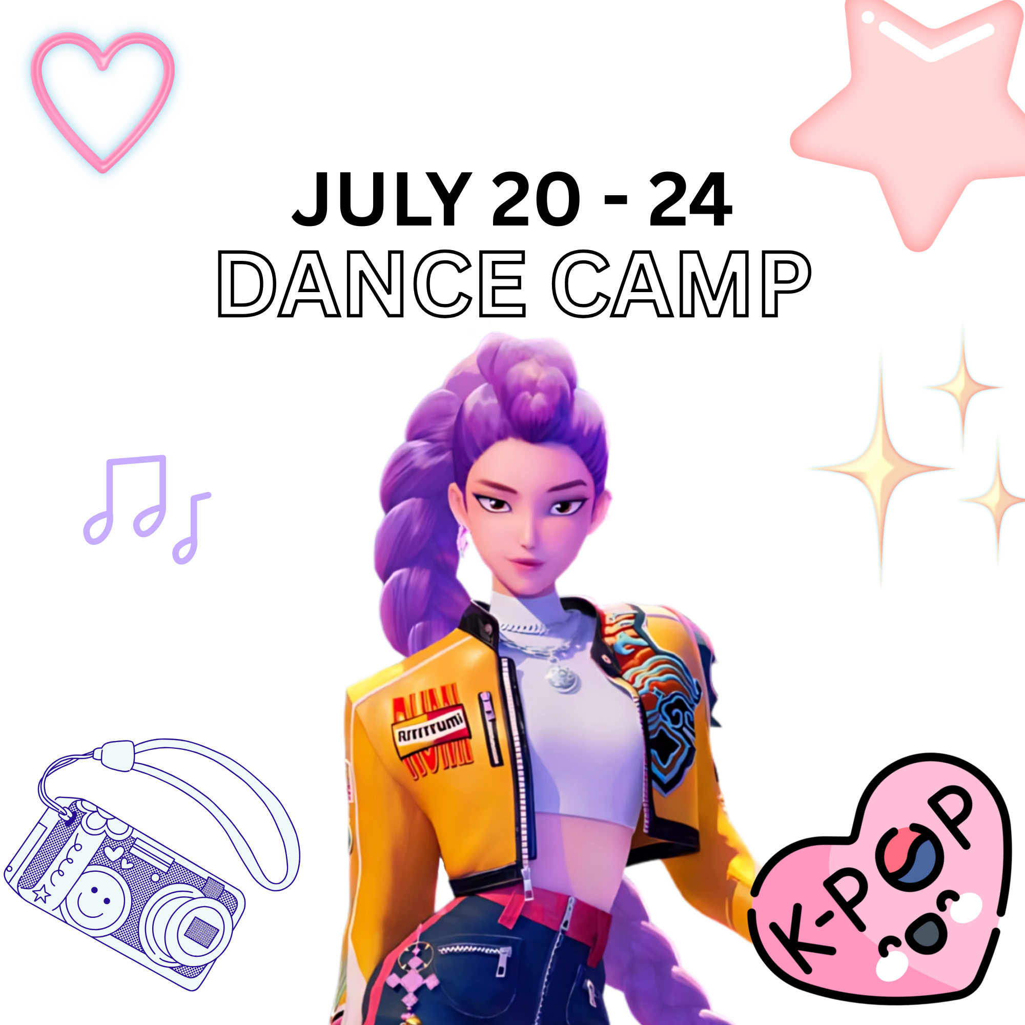 July 20-24 - K-POP DEMON HUNTERS CAMP