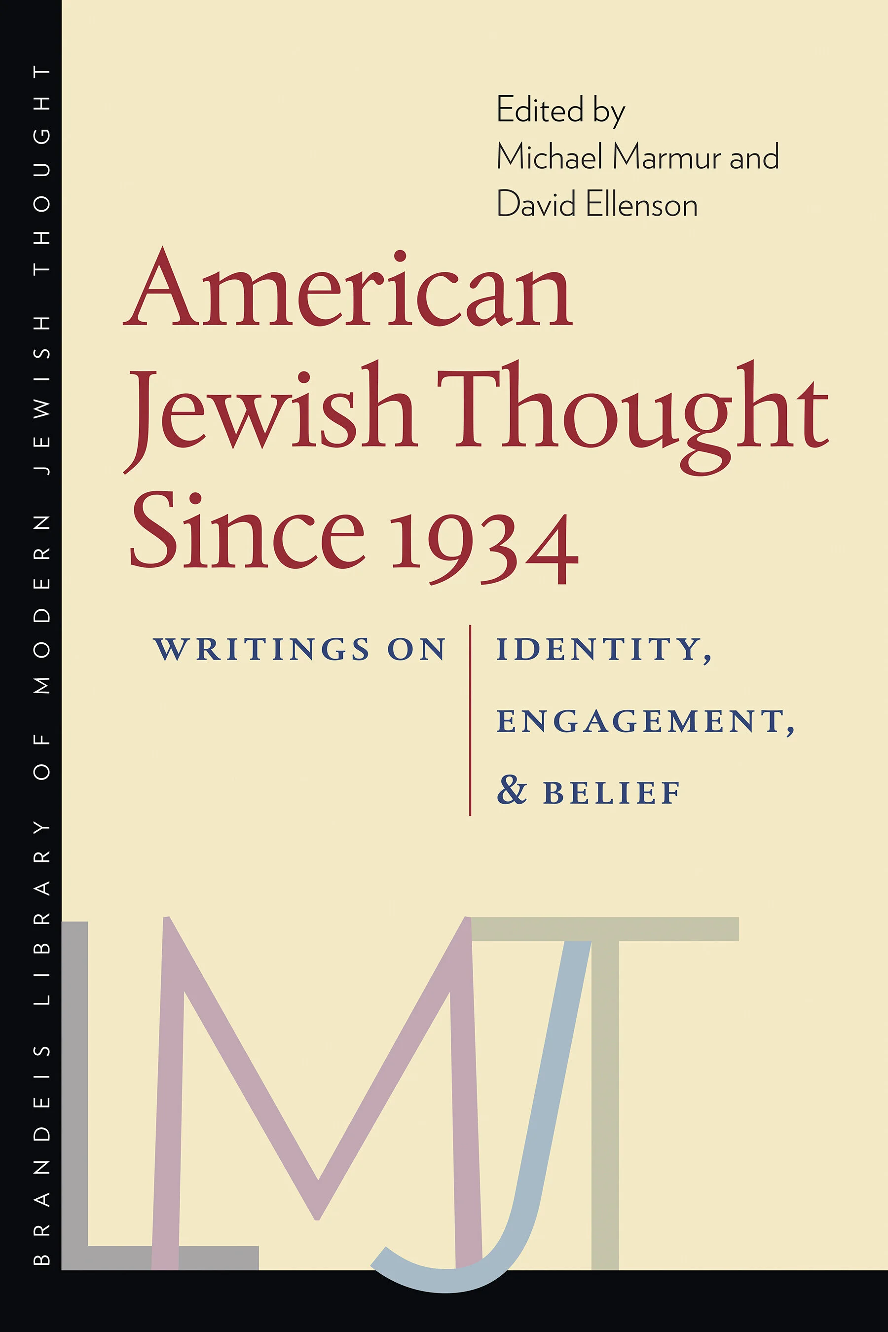 A Conversation with Rabbis DAVID ELLENSON and MICHAEL MARMUR