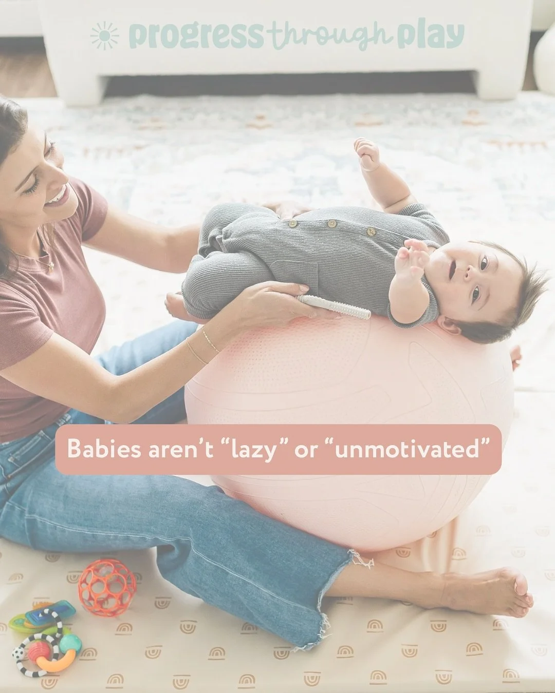 It&rsquo;s our job as infant physical therapists to figure out the &ldquo;why&rdquo; behind your baby not moving how we would expect them to. There are many things that can act as a barrier to babies moving and meeting milestones and laziness is not 