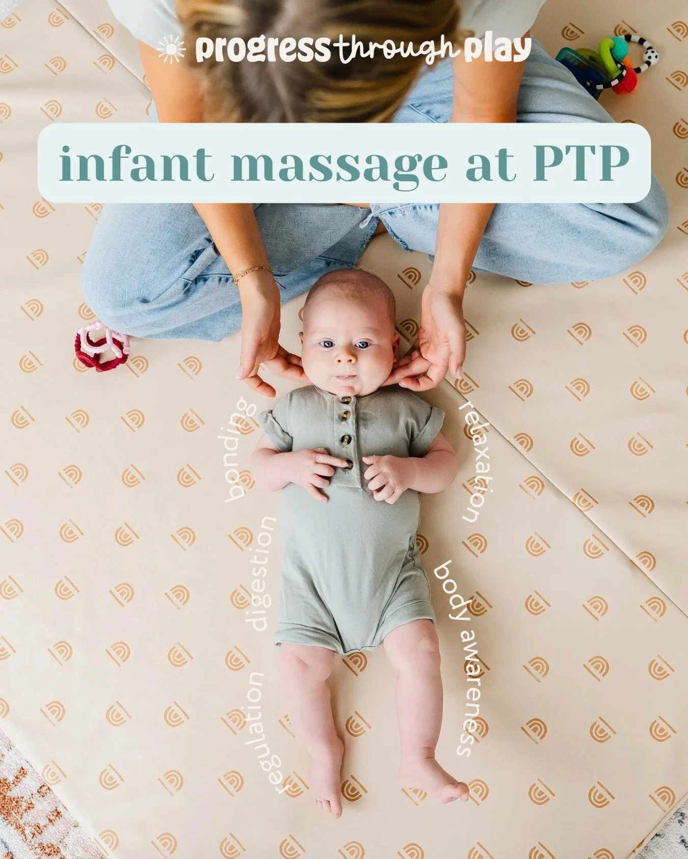 Infant massage is so much more than just a technique ❤️
It supports:
✨ nervous system calming
✨ digestion + gas relief
✨ body awareness and movement
✨ connection and bonding

Our infant massage classes are designed to help you feel confident using to