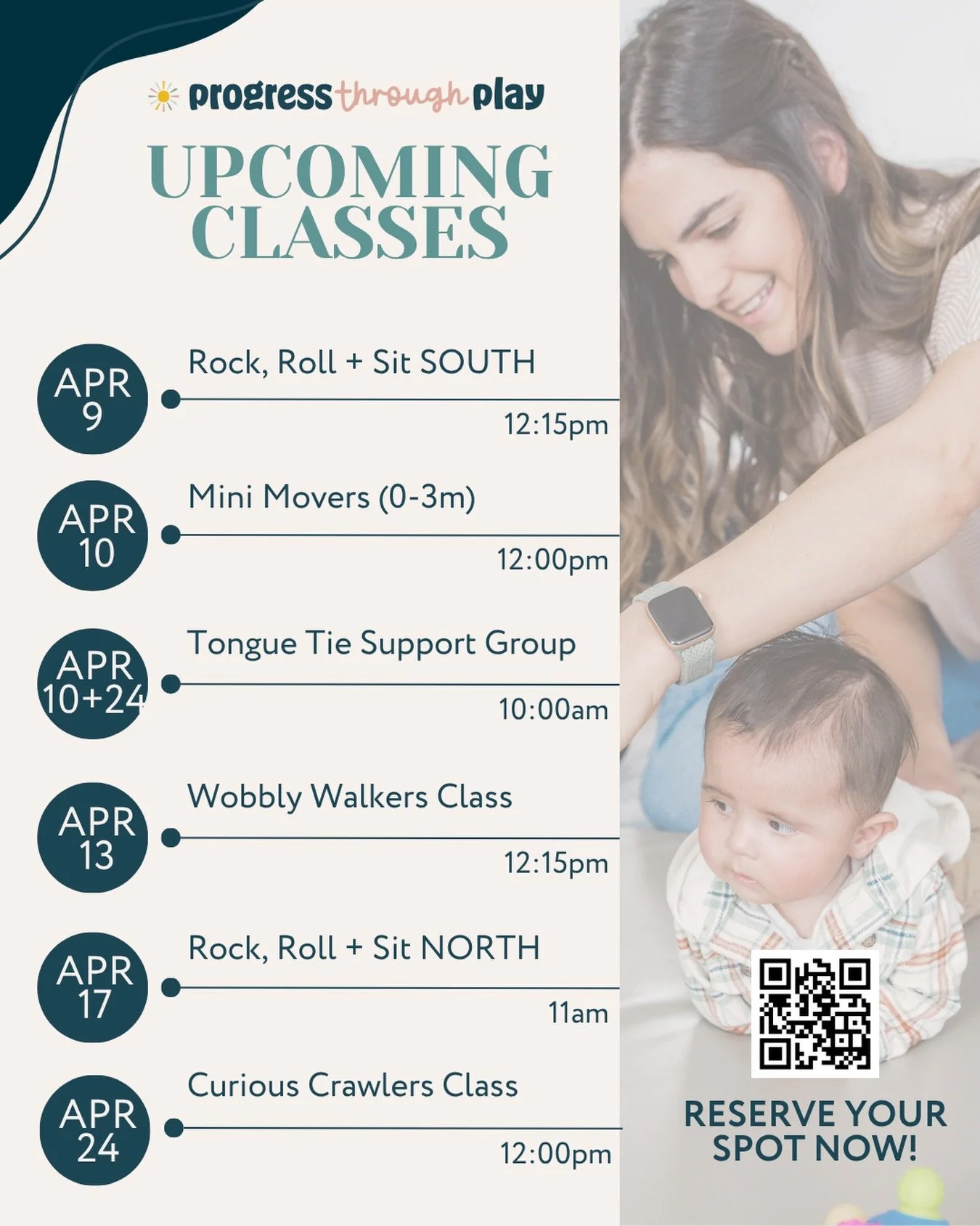 Join us this month for some fun offerings! Which class will you be coming to?!