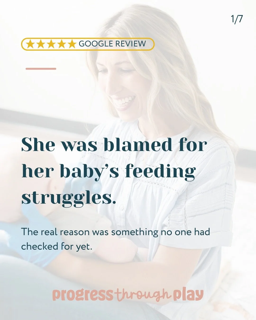 She did everything right.
Saw multiple lactation consultants. Was put on medication for low milk supply. Kept trying.
For six weeks, no one looked at her baby.
When a doula finally suggested an OT consult, everything changed. Her son had right-sided 