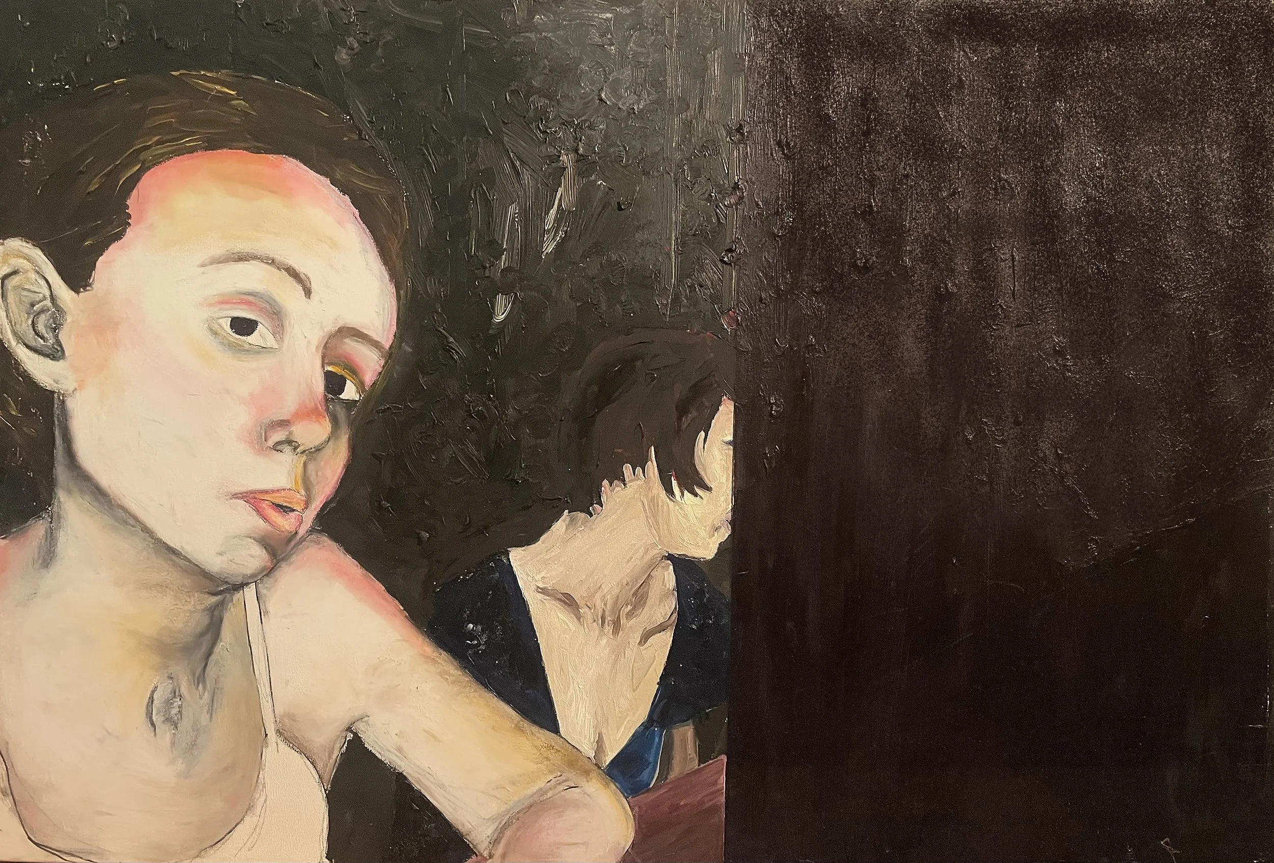 Bozu, acrylic on canvas 