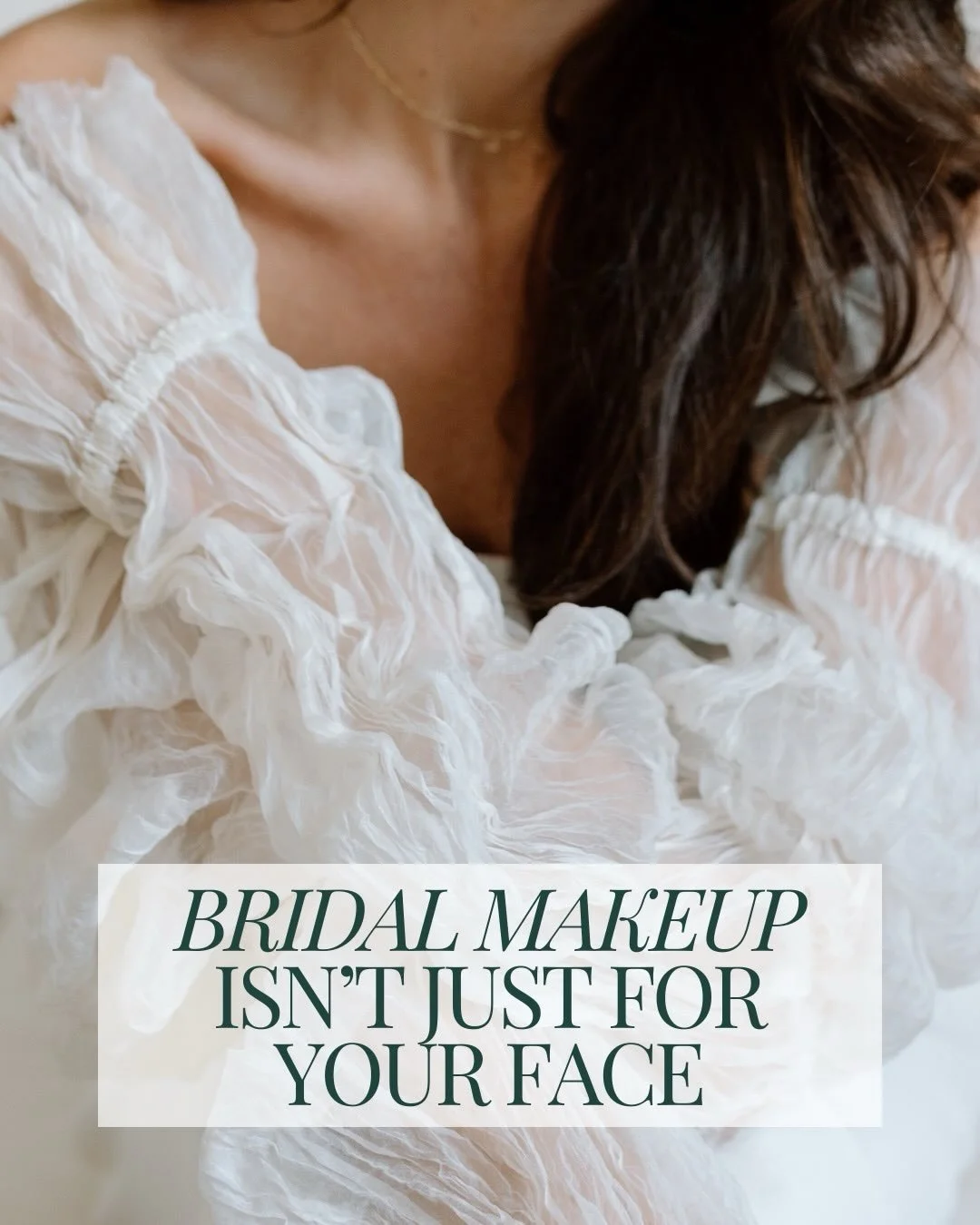 The detail that elevates every bridal look that we don&rsquo;t talk about enough 🤍 

Body glow is the finishing touch that makes every photo look like it was taken in perfect lighting - lightweight, luminous and completely effortless.

This is one o