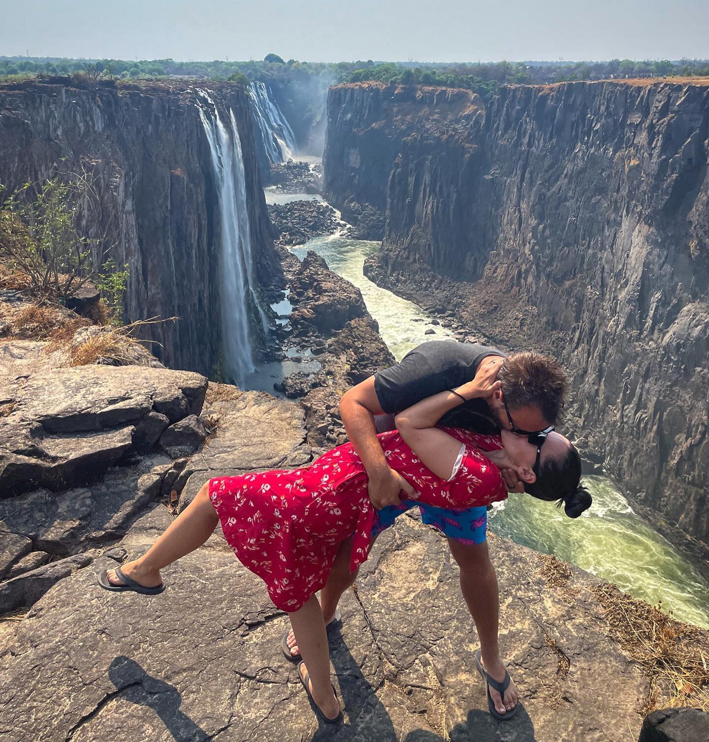 Just because I wanted this pic in our feed 💚💙

📍Victoria Falls, Livingstone, Zambia