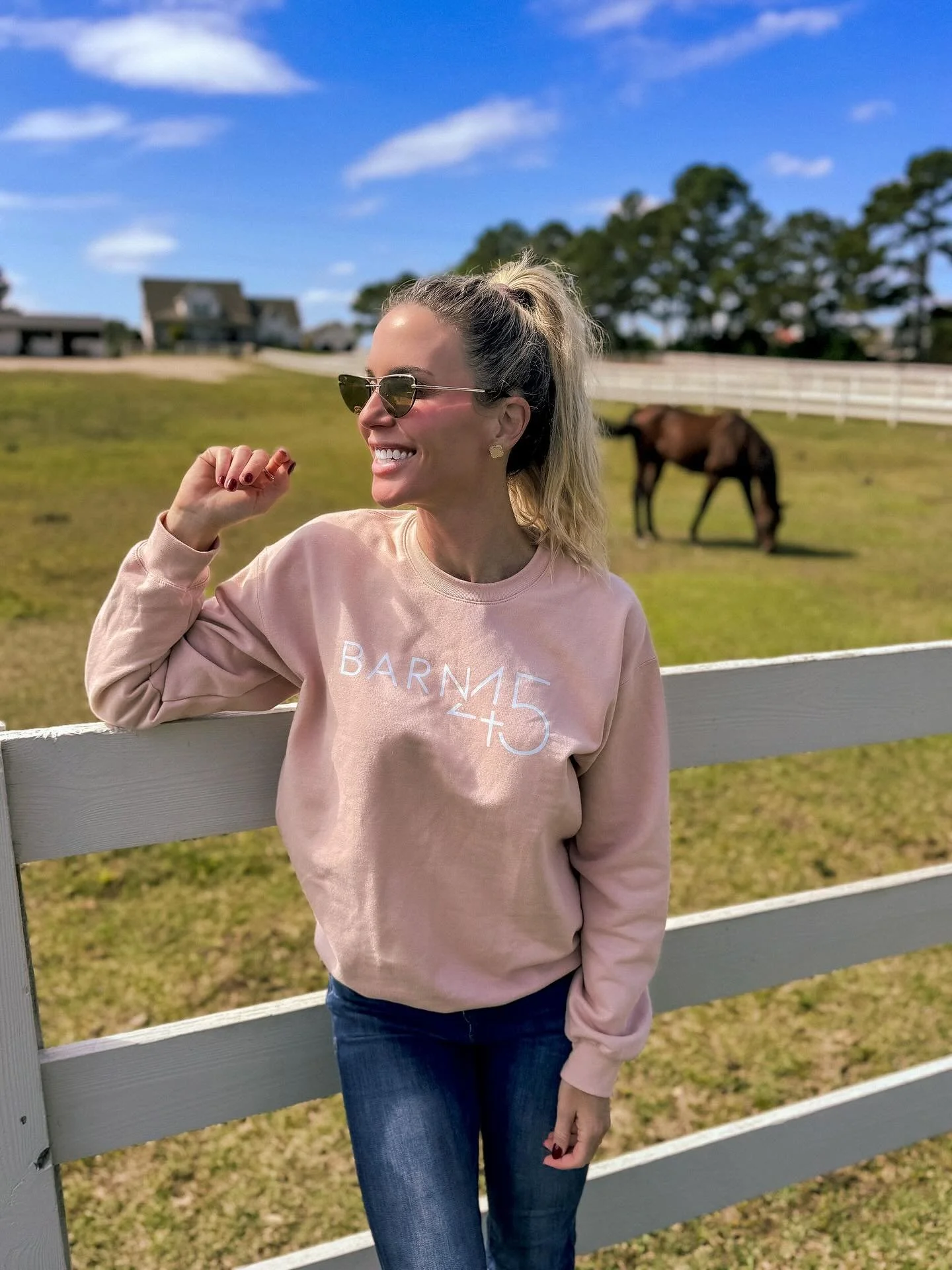 ✨ I recently had the honor of doing an interview with Joy from Barn 45 &mdash; and a few days later, I received the sweetest surprise: this sweatshirt in the mail! 

I absolutely love what they&rsquo;re doing and the heart behind their ministry.
If y