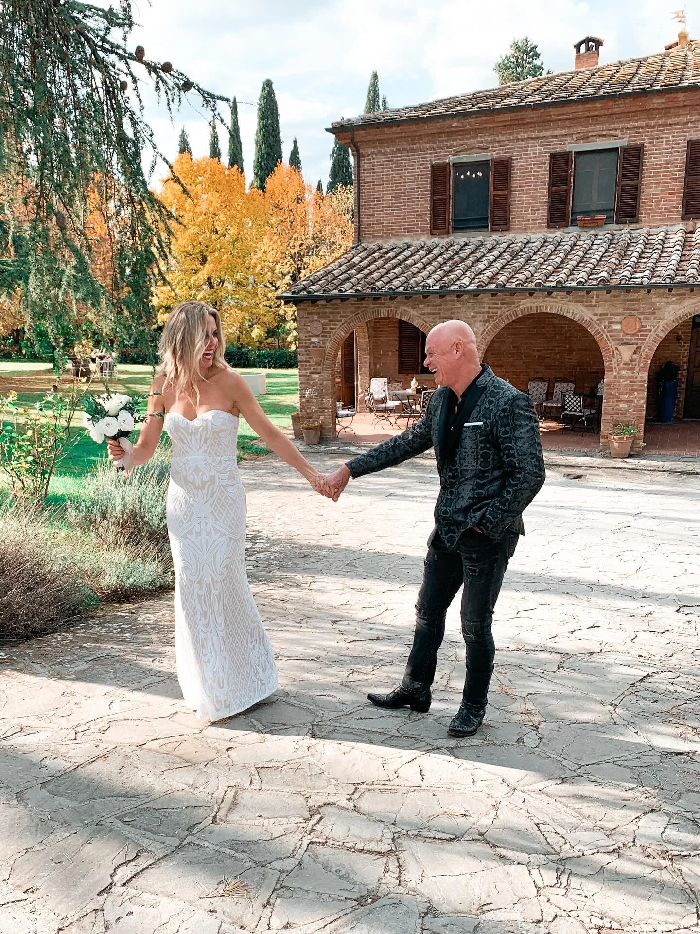 Three years?! 💍✨
I can&rsquo;t believe how fast it&rsquo;s flown by!

Happy anniversary to my cowboy 🤠 &mdash; the one who makes me laugh, prays with me, and still dances around the sprinklers trying to figure them out 😂💦

You work hard, love dee