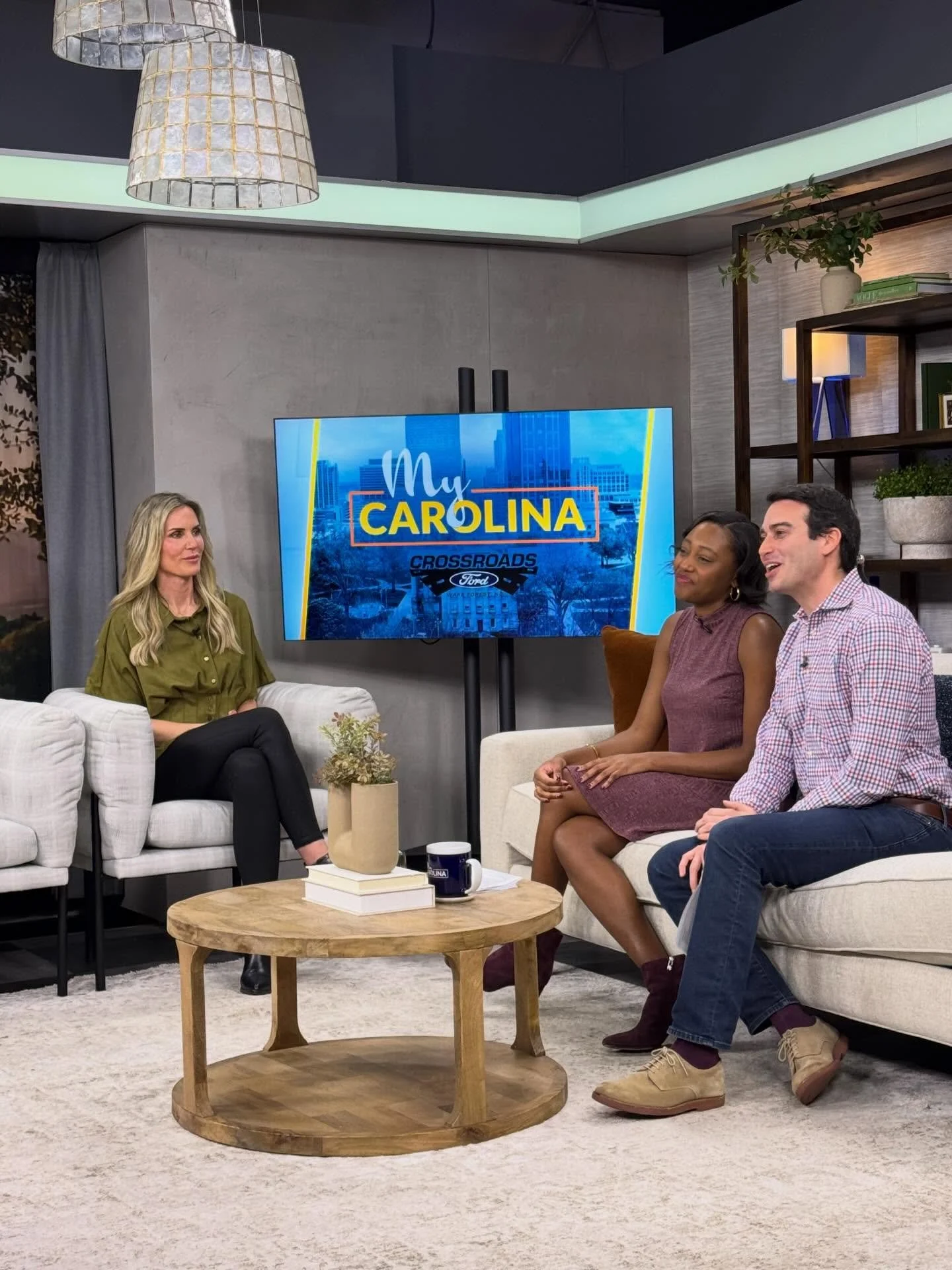 Grateful for the opportunity to spend some time on My Carolina this morning with Trent and Brea. They were so kind, down to earth, and welcoming &mdash; it was a pleasure meeting them!!! 

They invited me on because of my time on America&rsquo;s Next