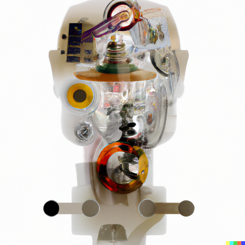 DALL·E 2023-01-17 22.01.39 - An image of a robot with different transparent layers to represent the different levels of processing and decision making that occur within my _mind_..png
