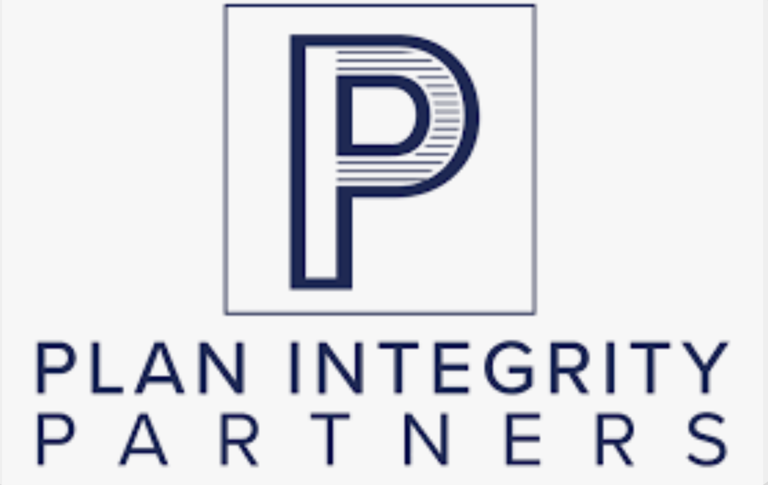 Logo of Plan Integrity Partners featuring a stylized letter 'P' and the company name below.