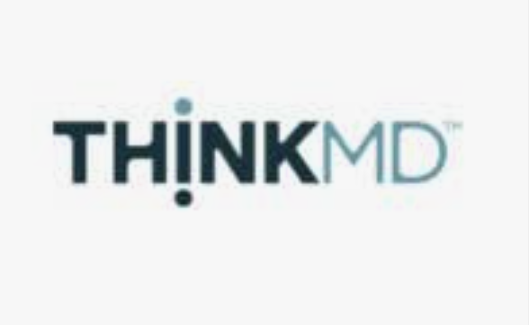 THINKMD logo in blue and black text