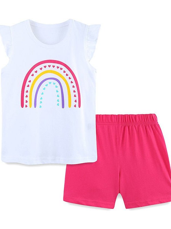 Girl's T-Shirt and Shorts Set