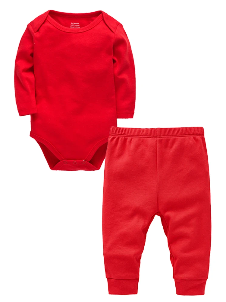 2PCS Baby Girl's Onesie with Pants Set