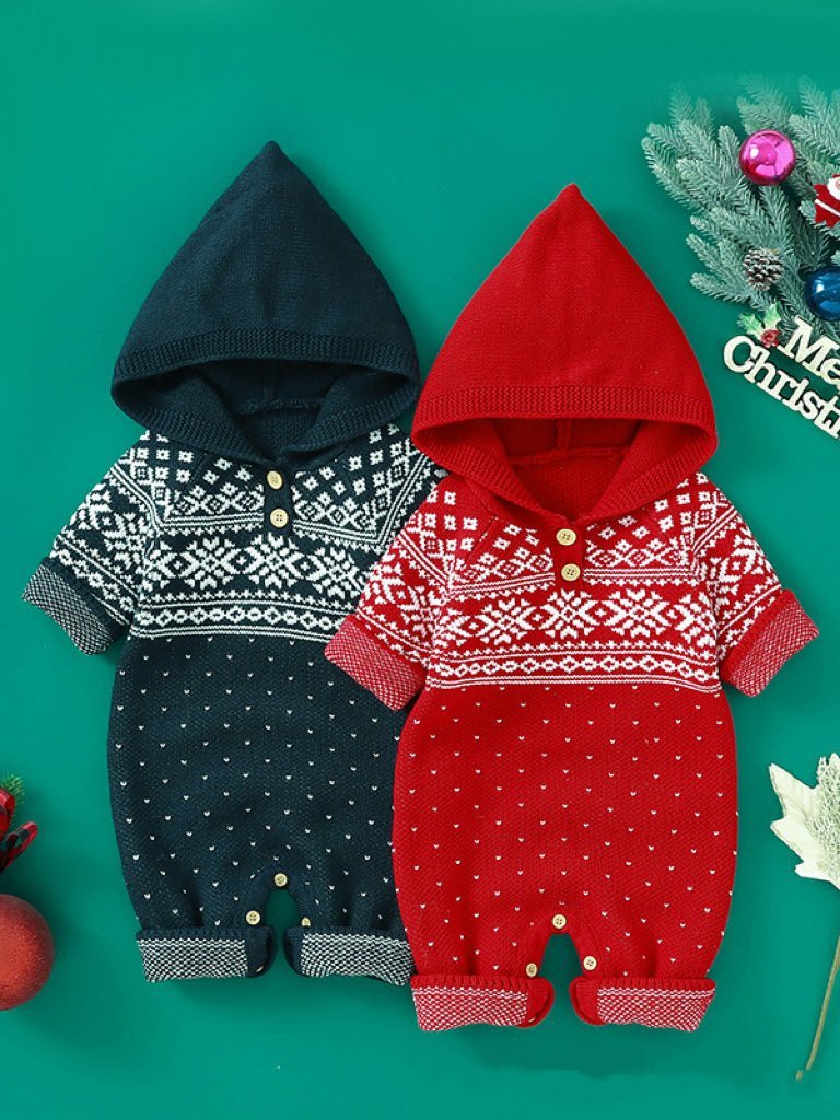 Unisex Baby Hoodie Jumpsuit