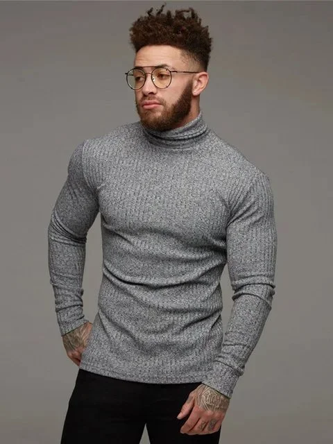Men's Slim Fit Turtleneck Sweaters