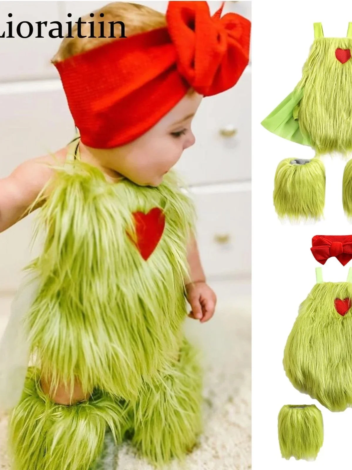 Baby Girl's Halter Neck Suit Set