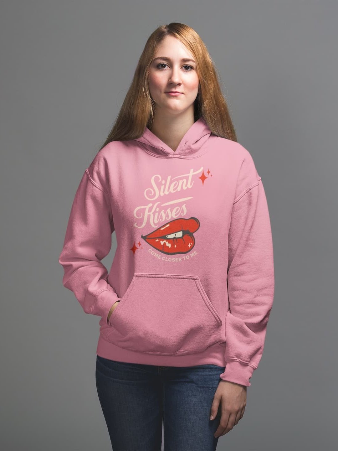 Women's Silent Kisses Pullover Hoodie